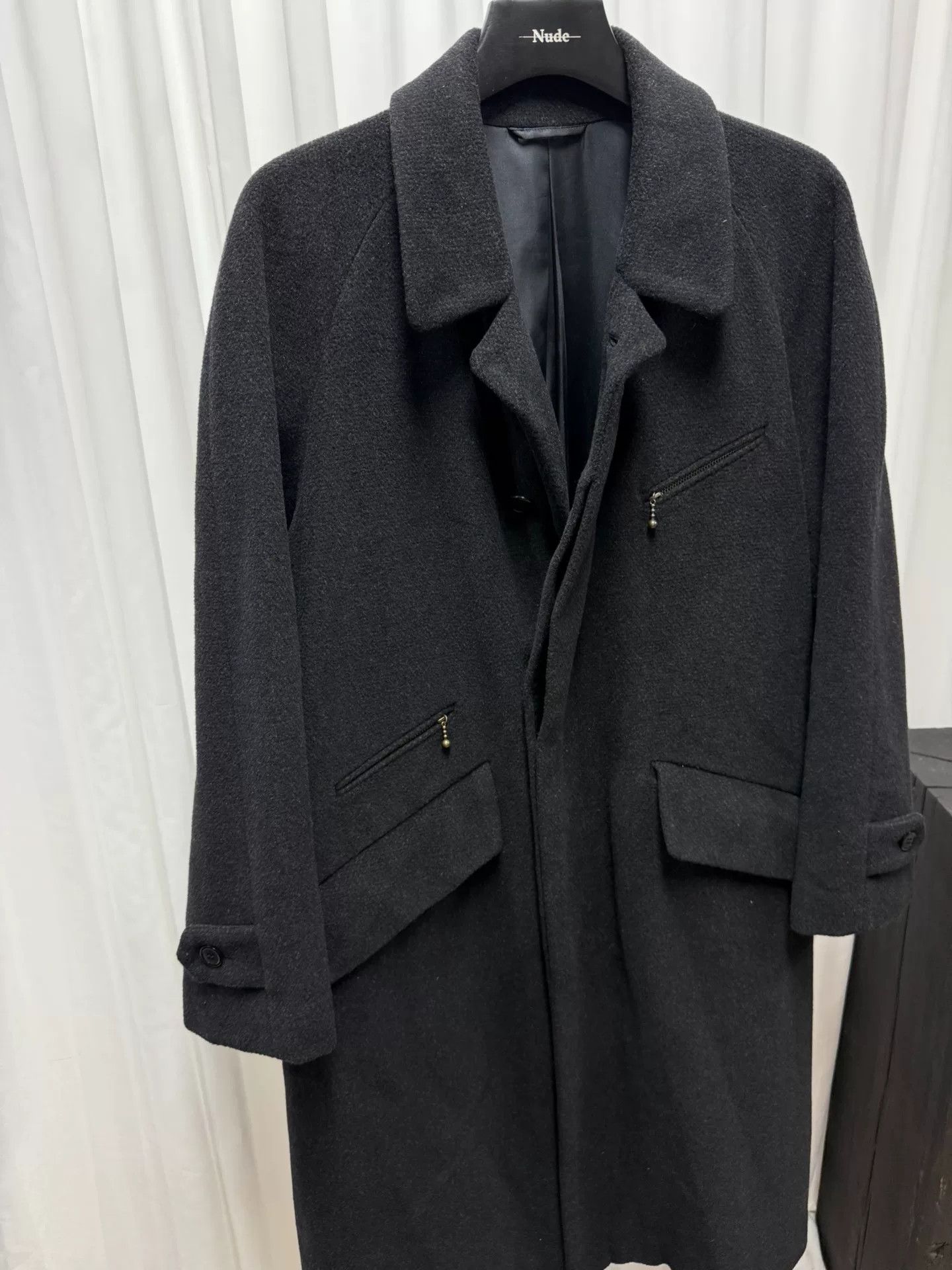 Yohji Yamamoto Yohji Yamamoto Woolen Coat M Size Size US M / EU 48-50 / 2 - 5 Thumbnail