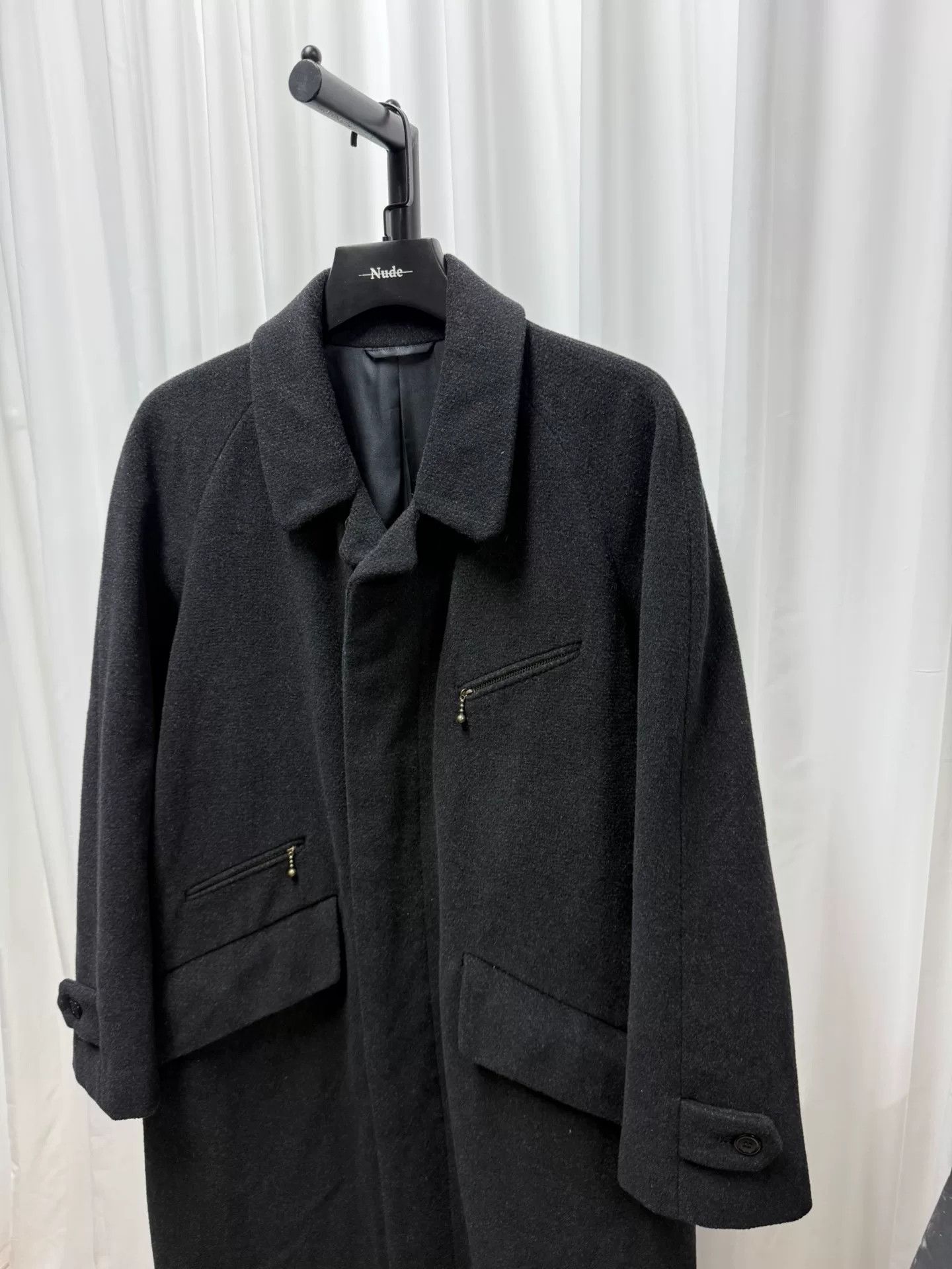 Yohji Yamamoto Yohji Yamamoto Woolen Coat M Size Size US M / EU 48-50 / 2 - 2 Thumbnail