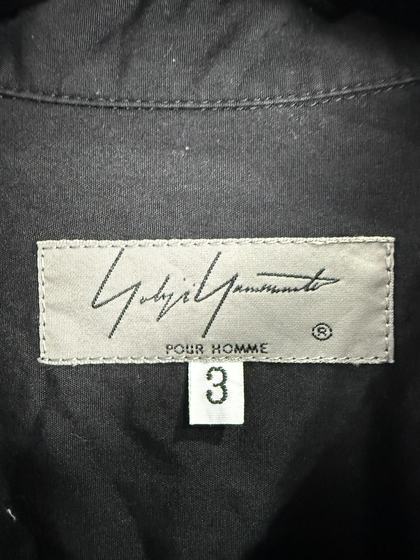 Yohji Yamamoto Yohji Yamamoto Black Multi-Button Shirt Size US L / EU 52-54 / 3 - 3 Thumbnail