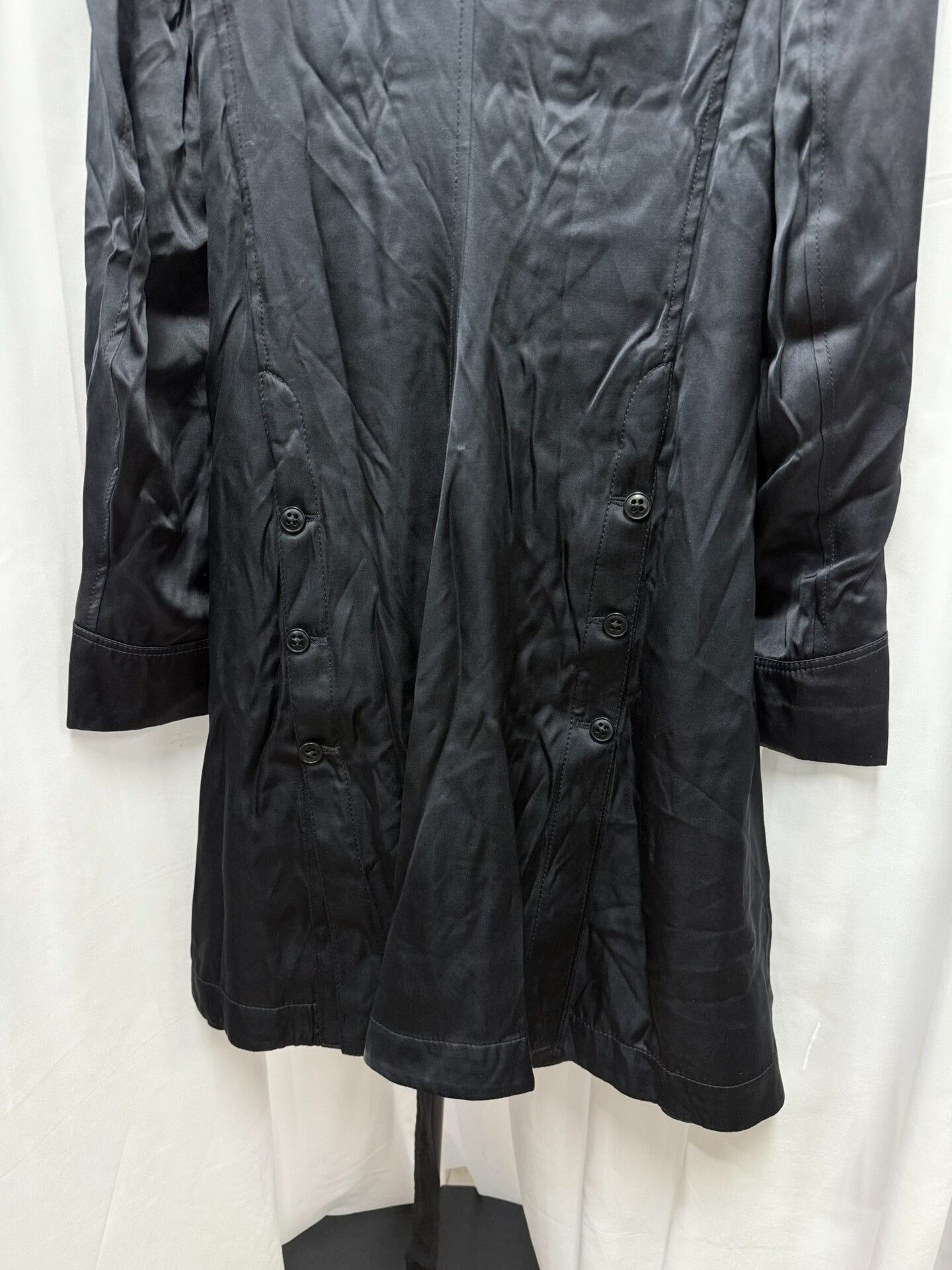 Ann Demeulemeester Silk Court Collar Coat by Ann Demeulemeester Size US S / EU 44-46 / 1 - 8 Thumbnail