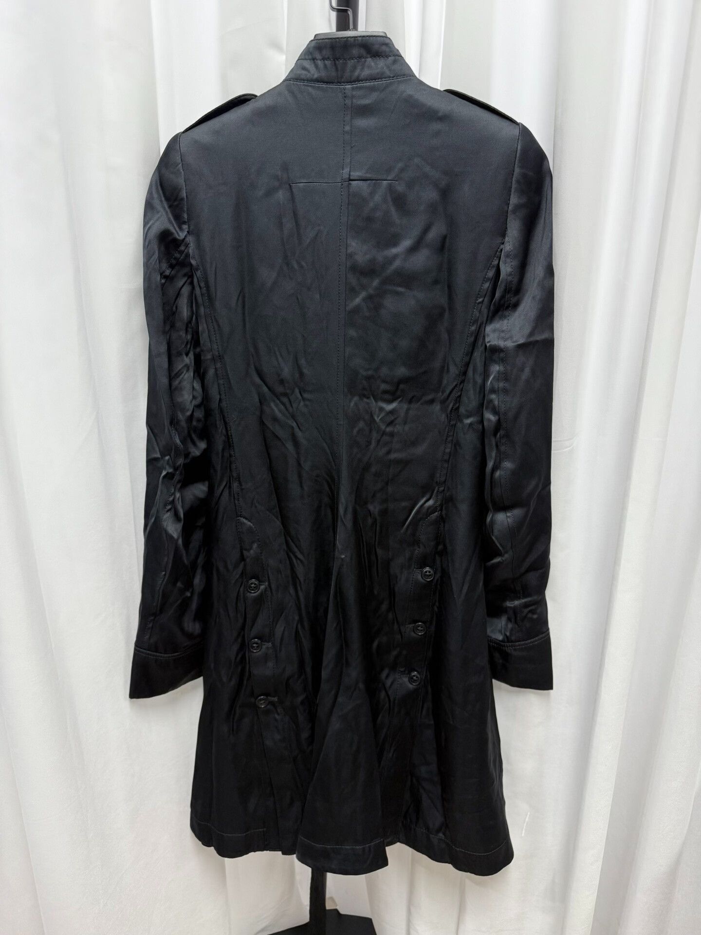 Ann Demeulemeester Silk Court Collar Coat by Ann Demeulemeester Size US S / EU 44-46 / 1 - 7 Thumbnail