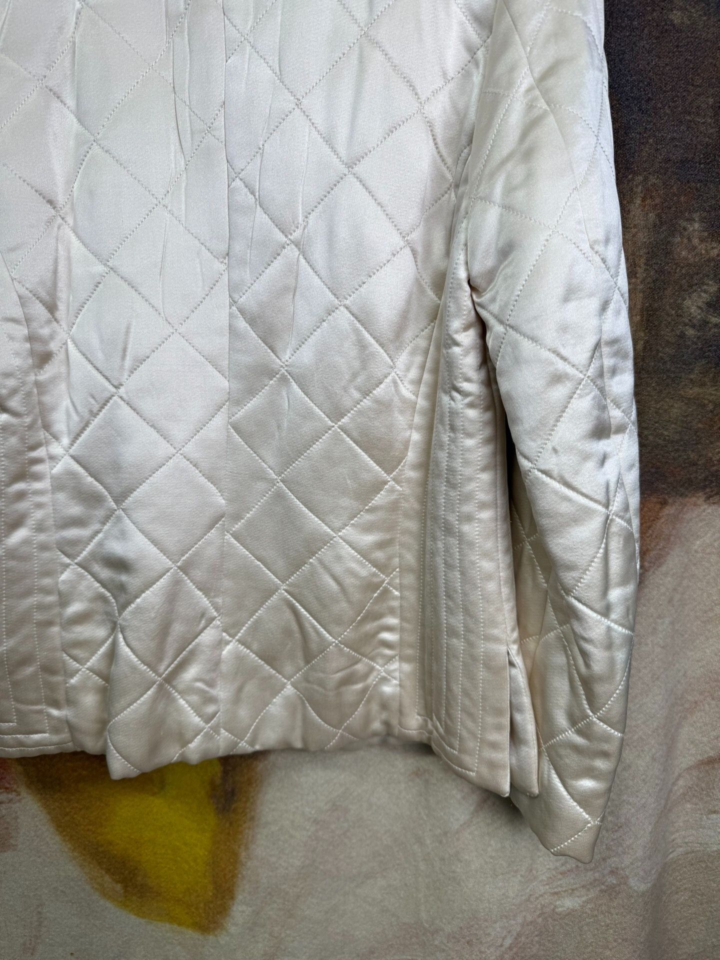 Dries Van Noten Dries Van Noten Silk Quilted Jacket Size US M / EU 48-50 / 2 - 6 Thumbnail