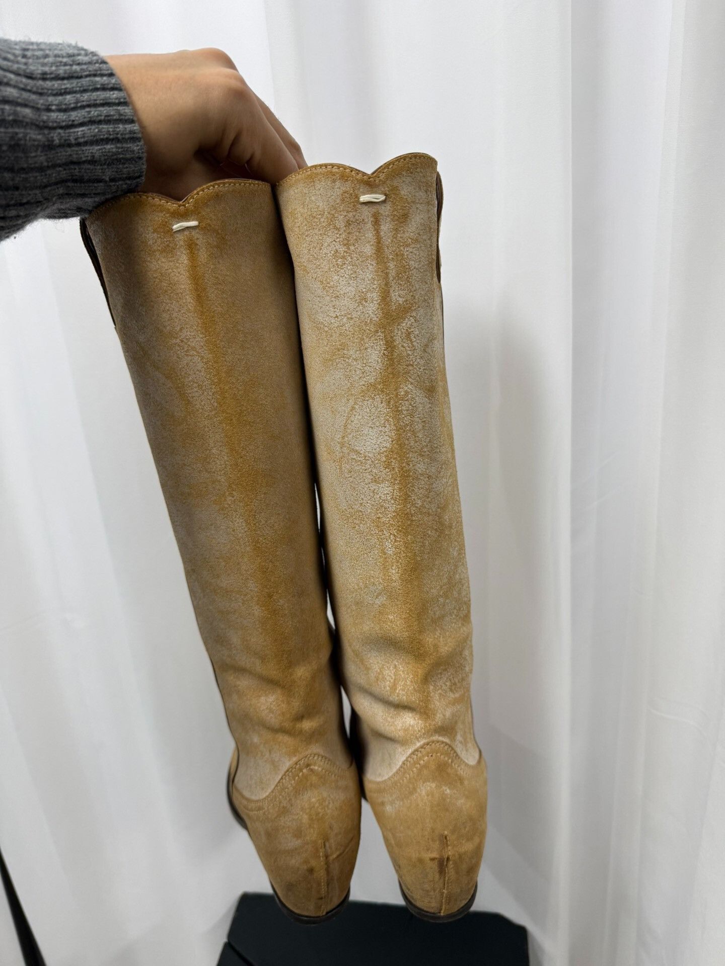 Maison Margiela Maison Margiela Suede High-Top Boots Size US 6 / IT 36 - 4 Thumbnail