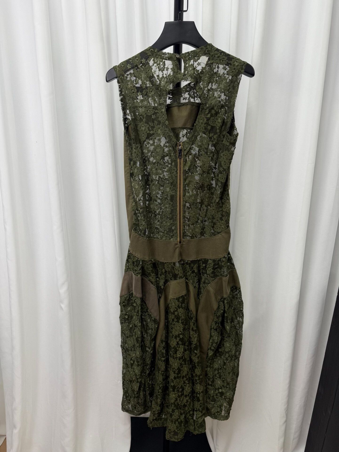 Junya Watanabe Lace Paneled Dress by Junya Watanabe Size XS / US 0-2 / IT 36-38 - 4 Thumbnail