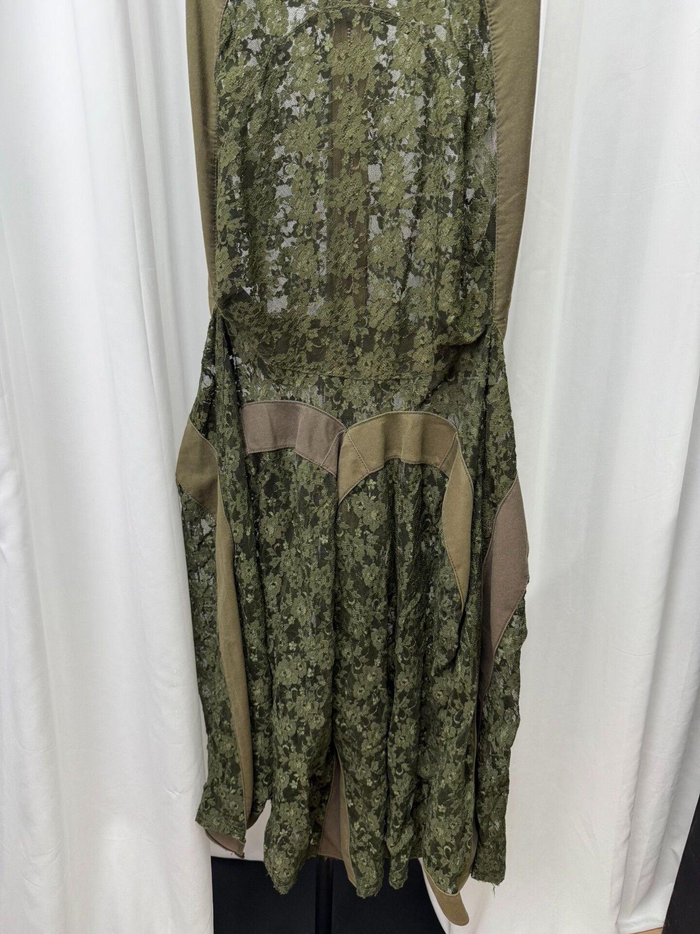 Junya Watanabe Lace Paneled Dress by Junya Watanabe Size XS / US 0-2 / IT 36-38 - 3 Thumbnail