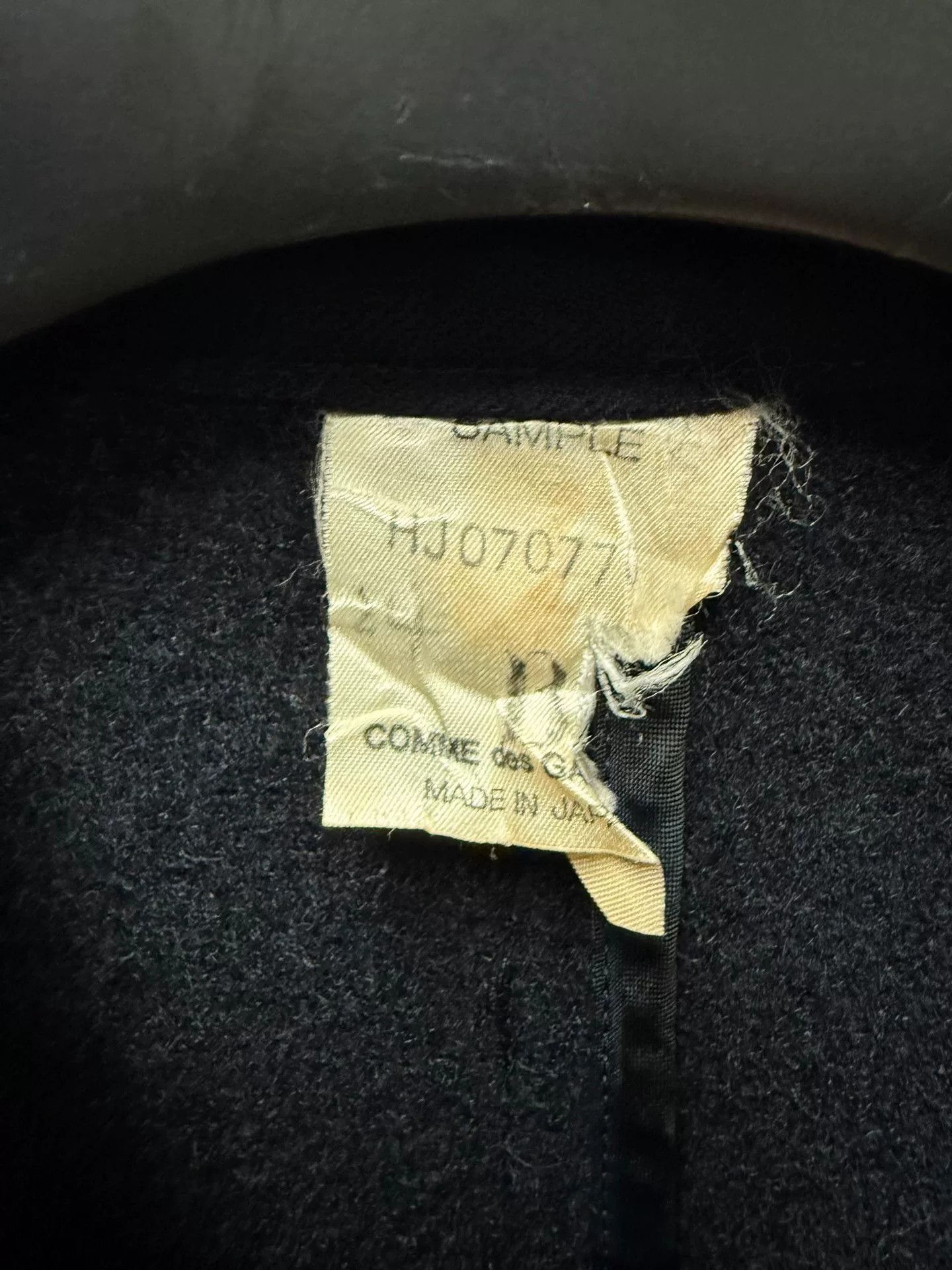 Comme des Garcons Comme des Garcons 90s Wool Coat Size US M / EU 48-50 / 2 - 5 Thumbnail