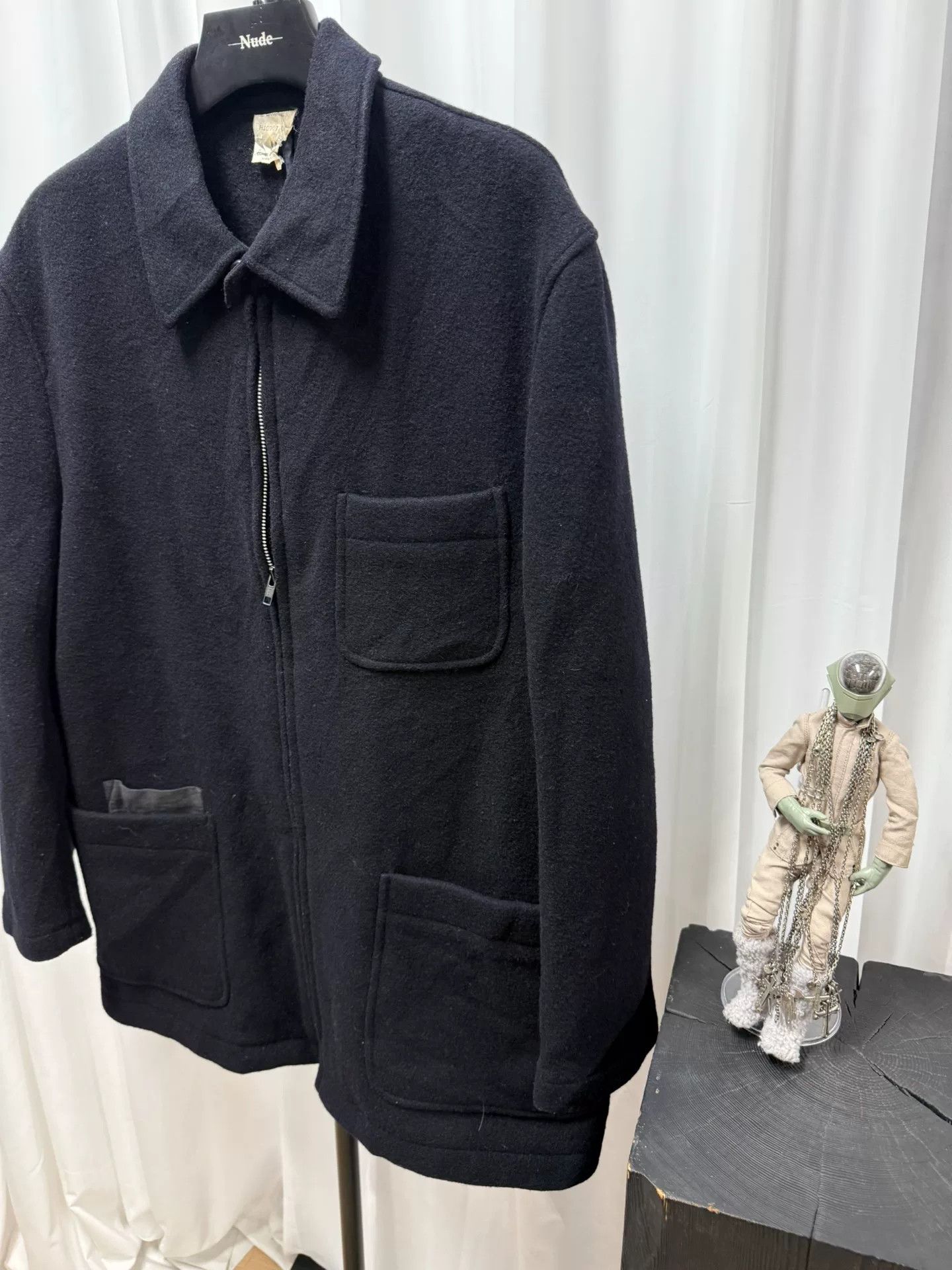 Comme des Garcons Comme des Garcons 90s Wool Coat Size US M / EU 48-50 / 2 - 2 Thumbnail