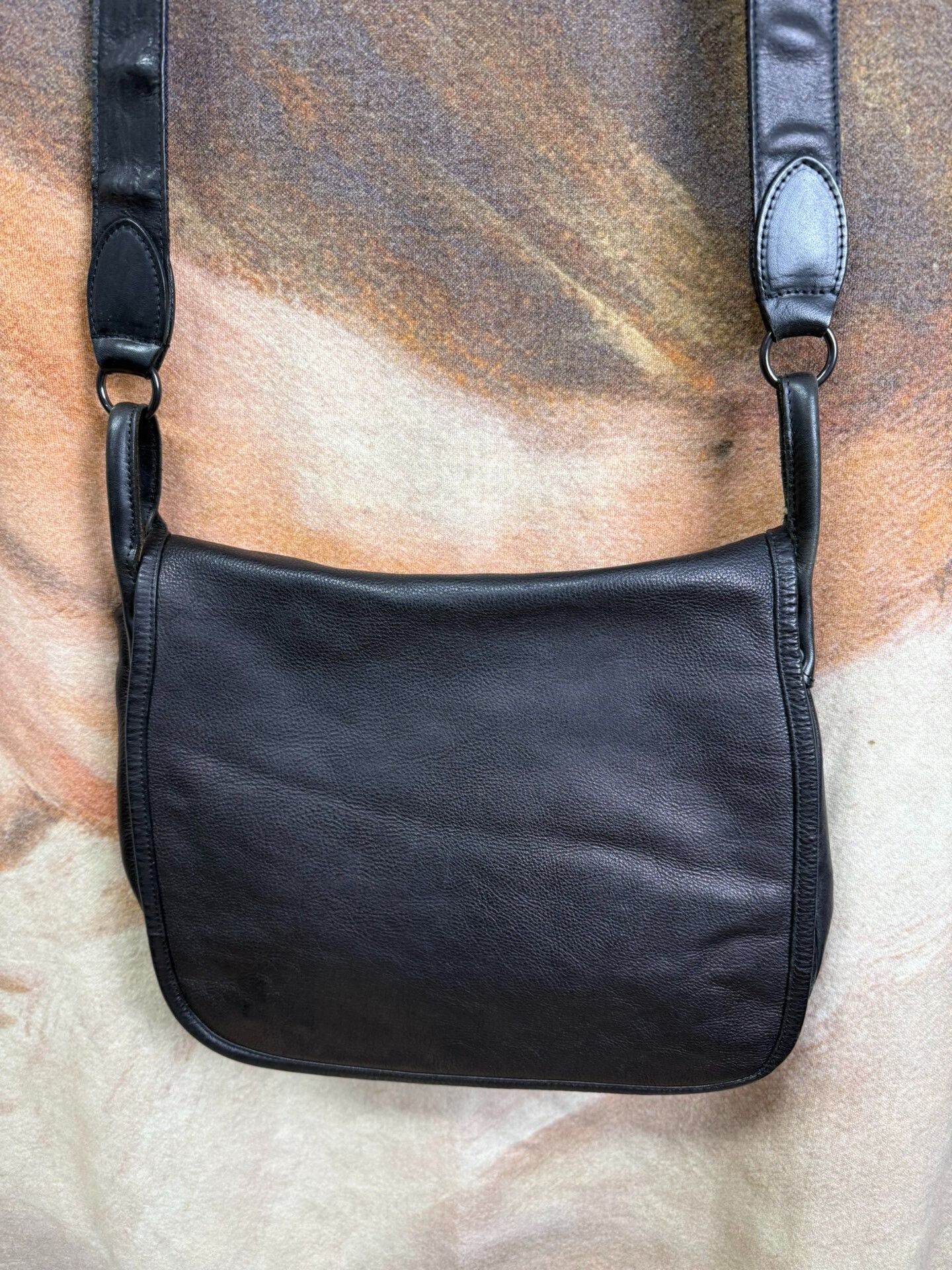 Yohji Yamamoto Yohji Yamamoto Leather Messenger Bag Size ONE SIZE - 2 Thumbnail