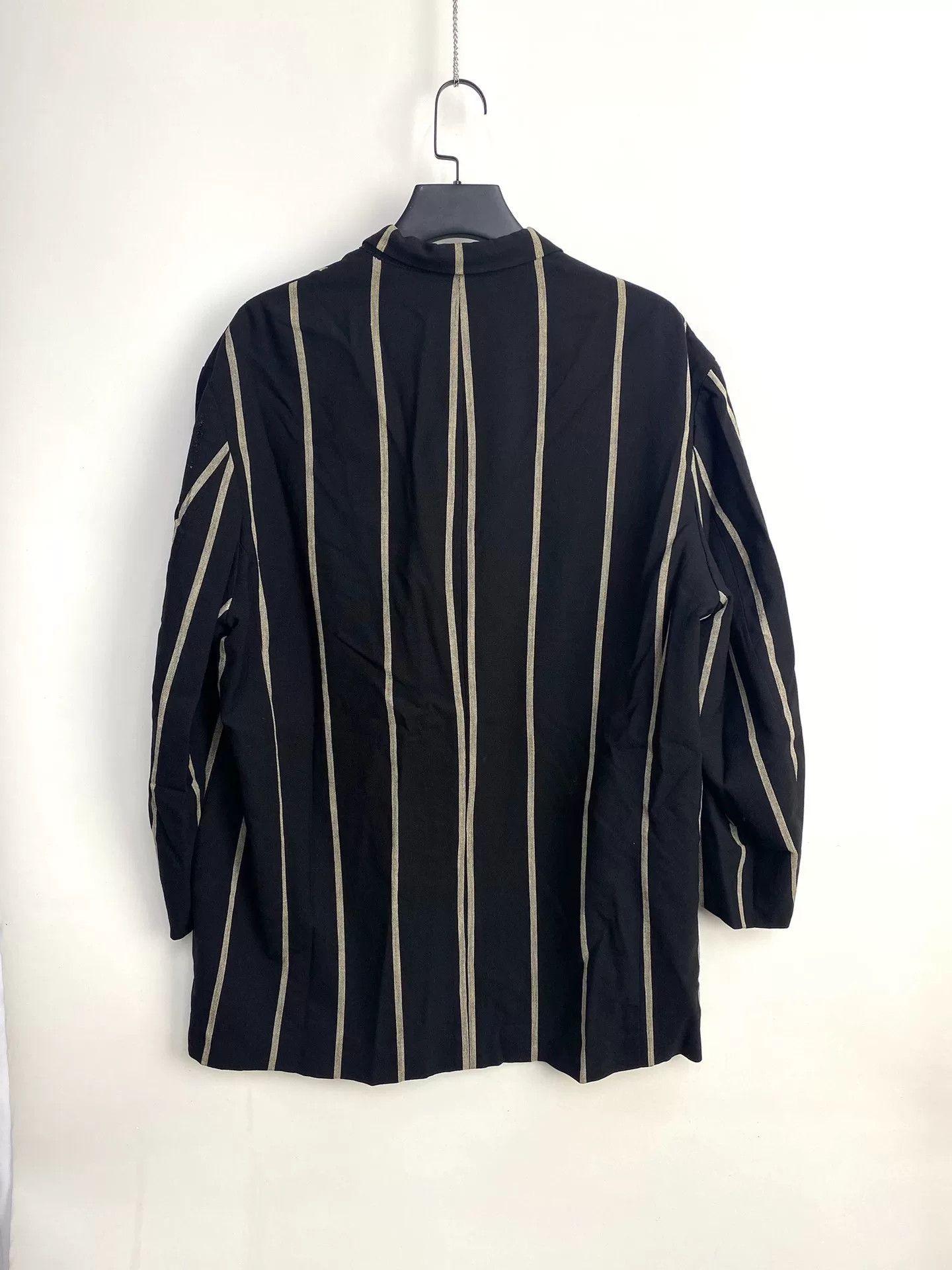 Yohji Yamamoto Yohji Yamamoto Striped Wool Jacket Size US M / EU 48-50 / 2 - 5 Thumbnail