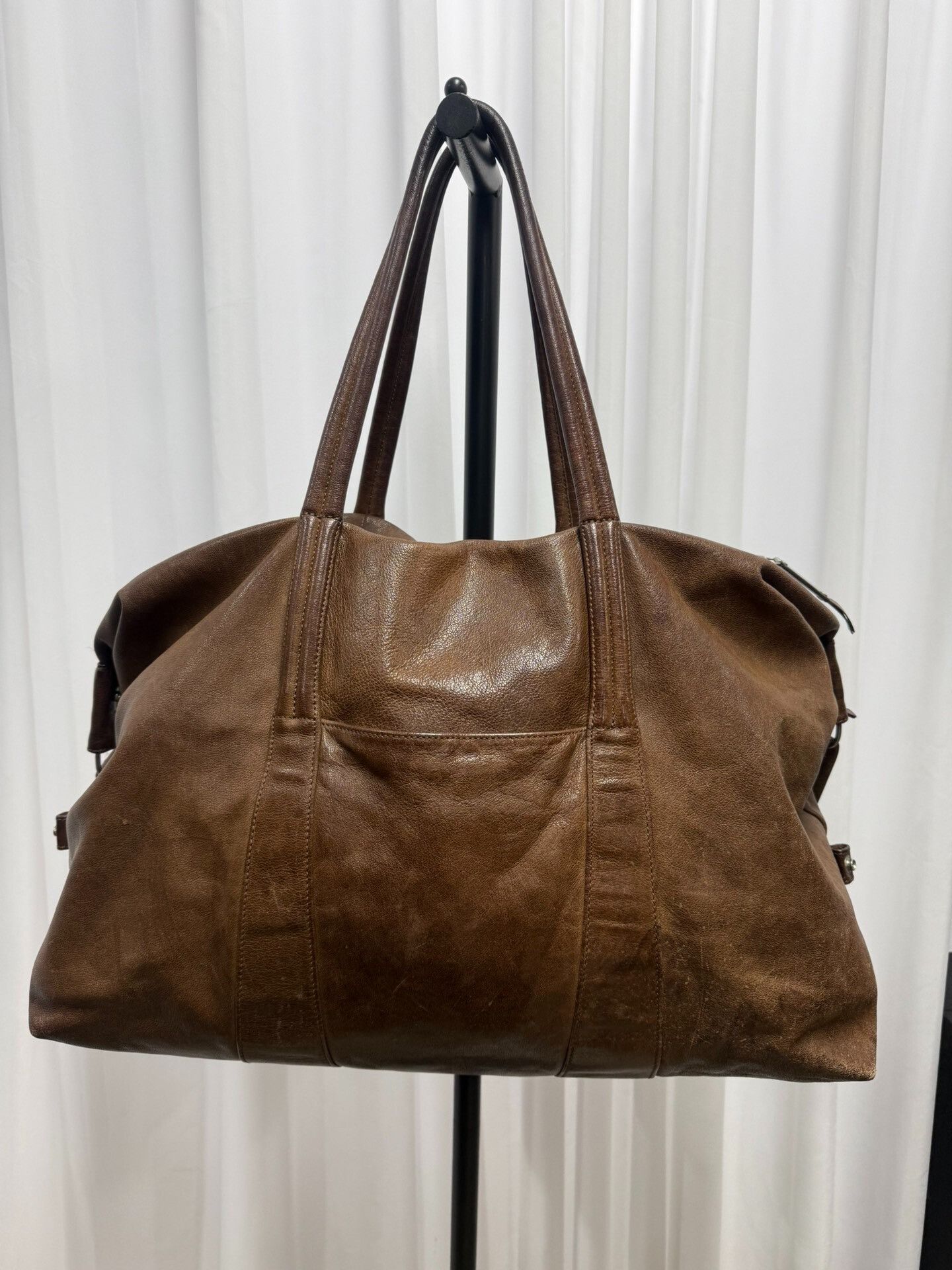 Maison Margiela Maison Margiela Brown Leather Boston Bag Size ONE SIZE - 5 Thumbnail