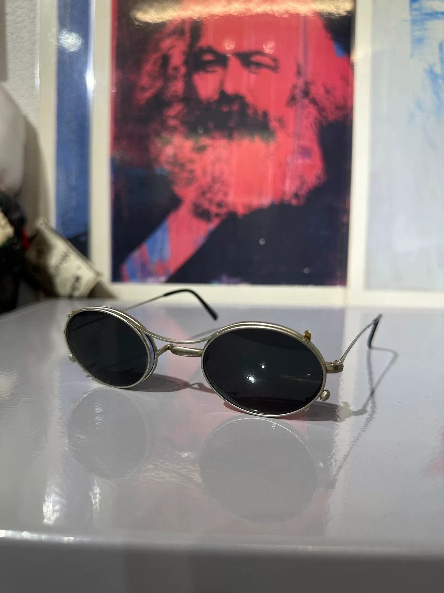 Yohji Yamamoto Yohji Yamamoto Y's Men's Sunglasses Size ONE SIZE - 5 Thumbnail