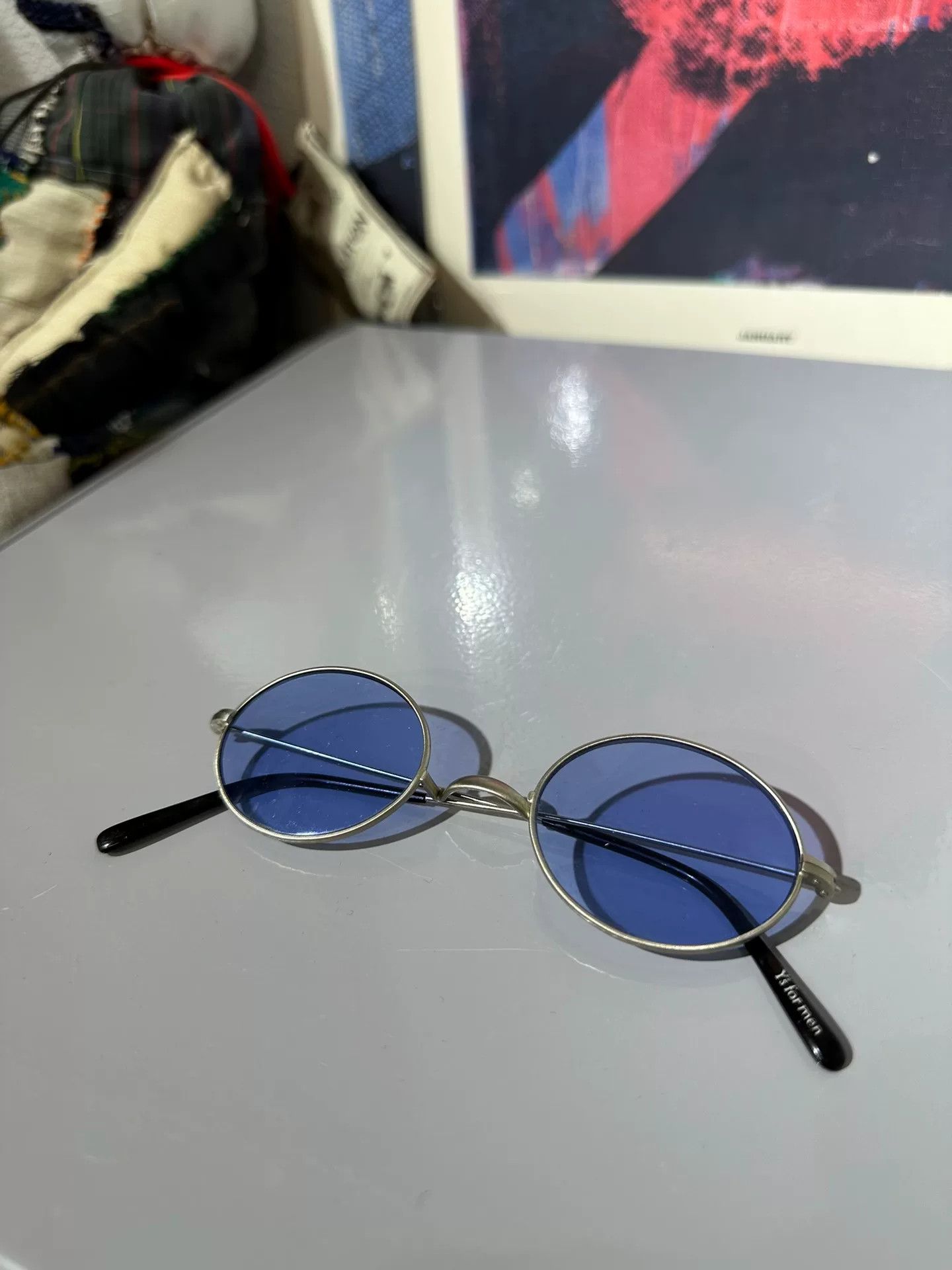 Yohji Yamamoto Yohji Yamamoto Y's Men's Sunglasses Size ONE SIZE - 7 Thumbnail