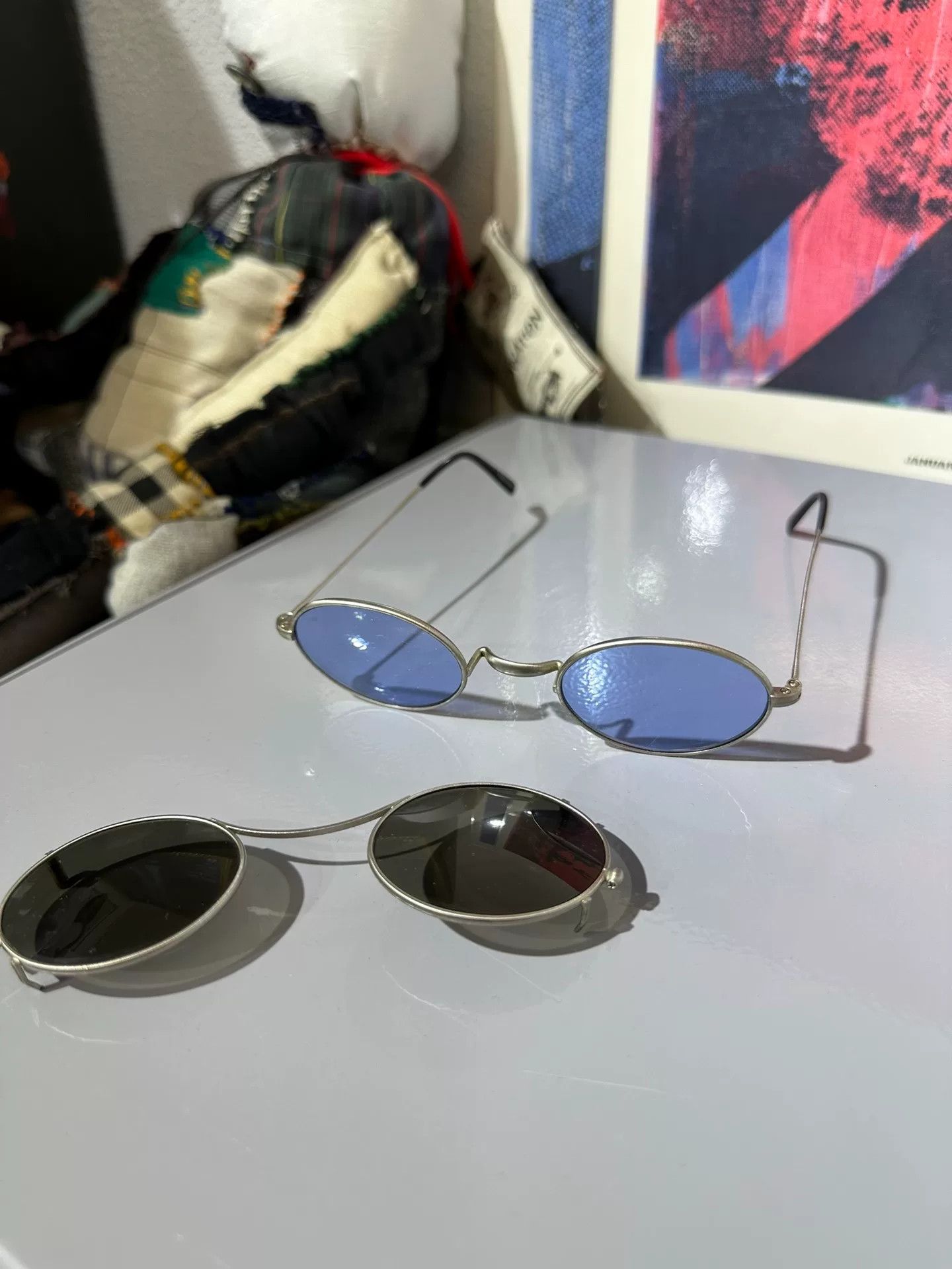 Yohji Yamamoto Yohji Yamamoto Y's Men's Sunglasses Size ONE SIZE - 6 Thumbnail