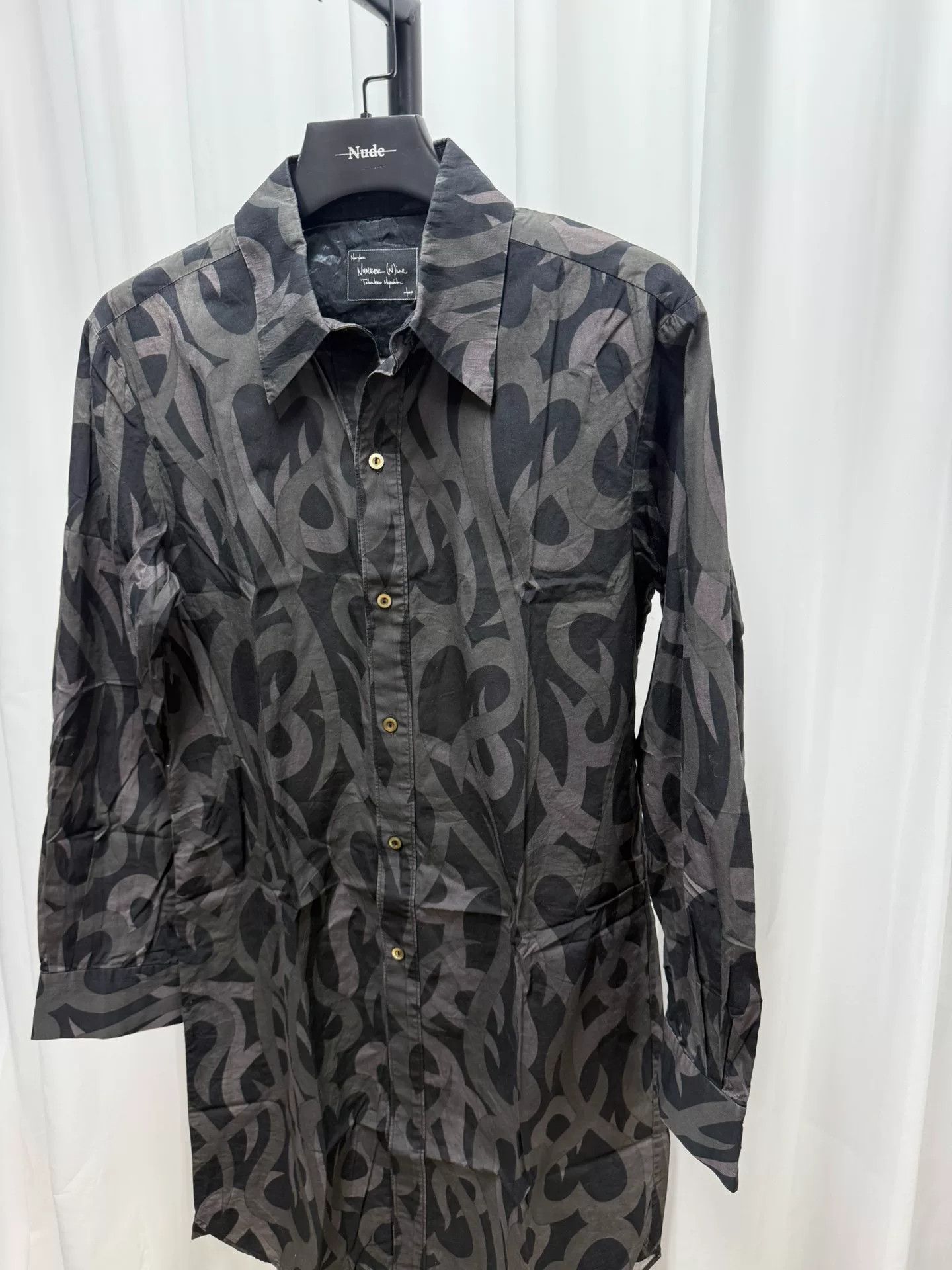 Comme des Garcons Number Nine Thorn Long Shirt Size US XL / EU 56 / 4 - 2 Thumbnail