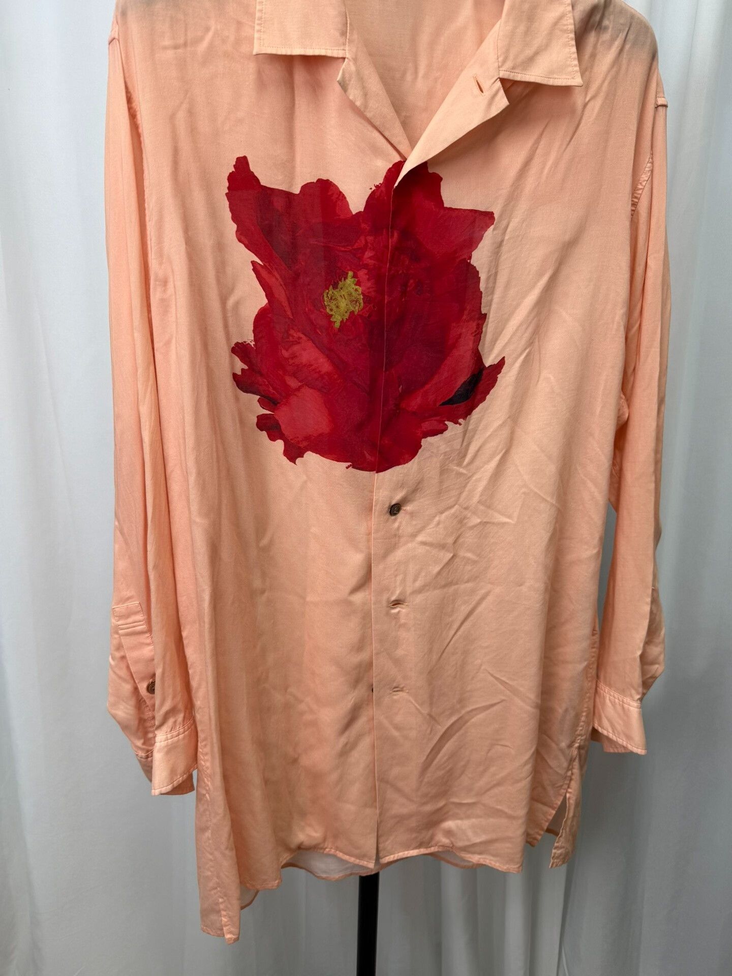 Yohji Yamamoto Y's for Men New Floral Shirt Size US L / EU 52-54 / 3 - 3 Thumbnail