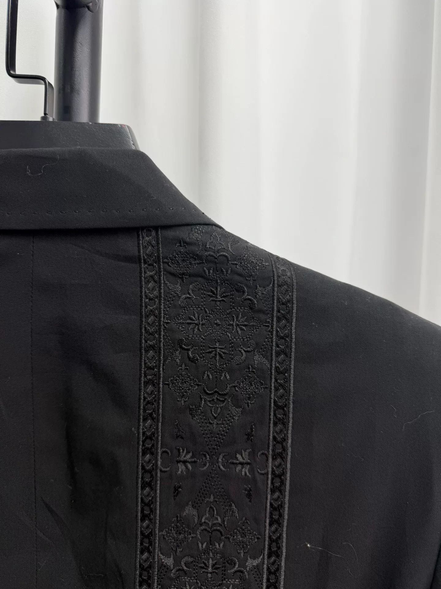 Yohji Yamamoto Embroidered Black Suit by Yohji Yamamoto Size US M / EU 48-50 / 2 - 6 Thumbnail