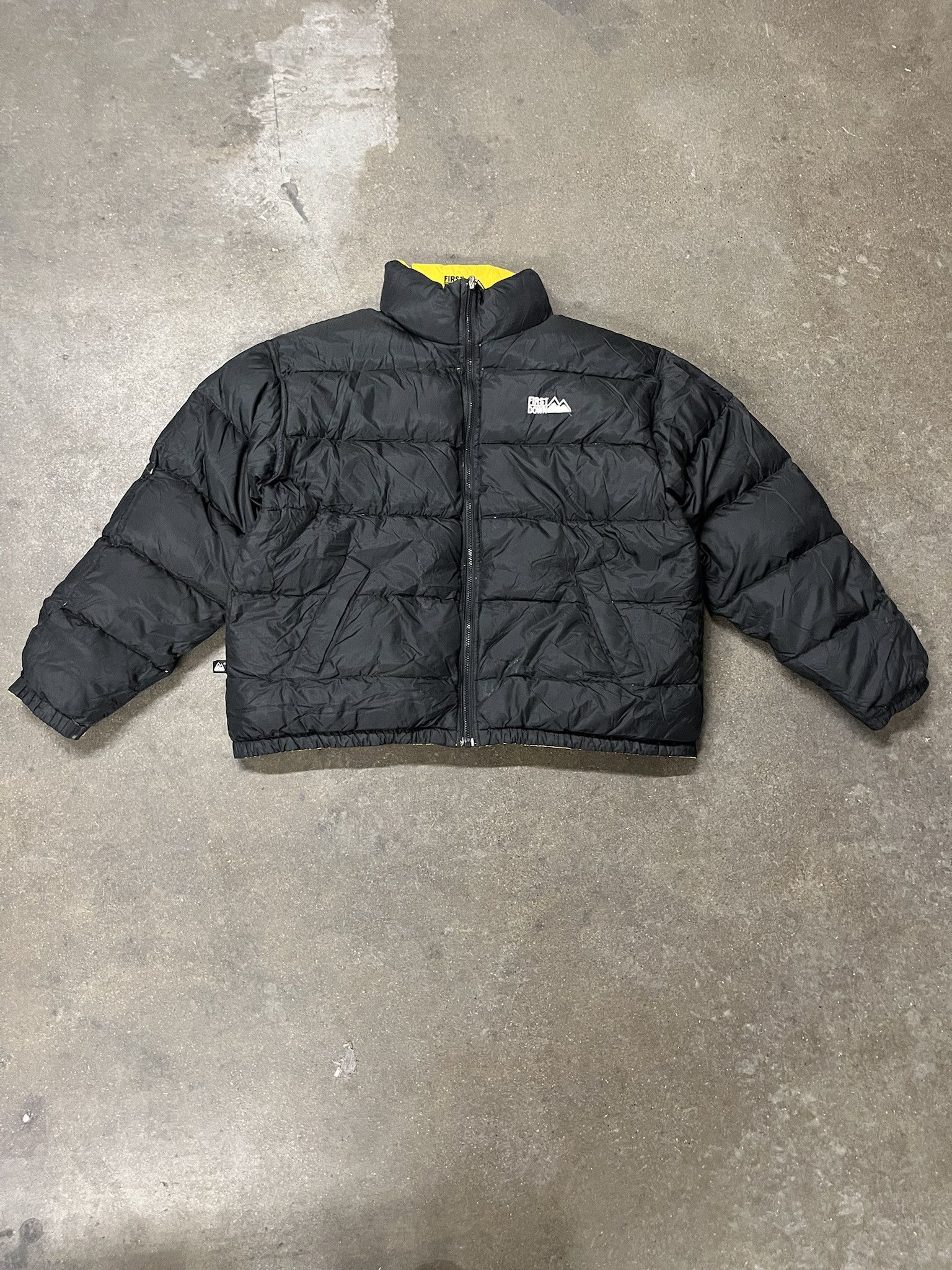 The North Face × Vintage Vintage First Down Reversible Puffer 