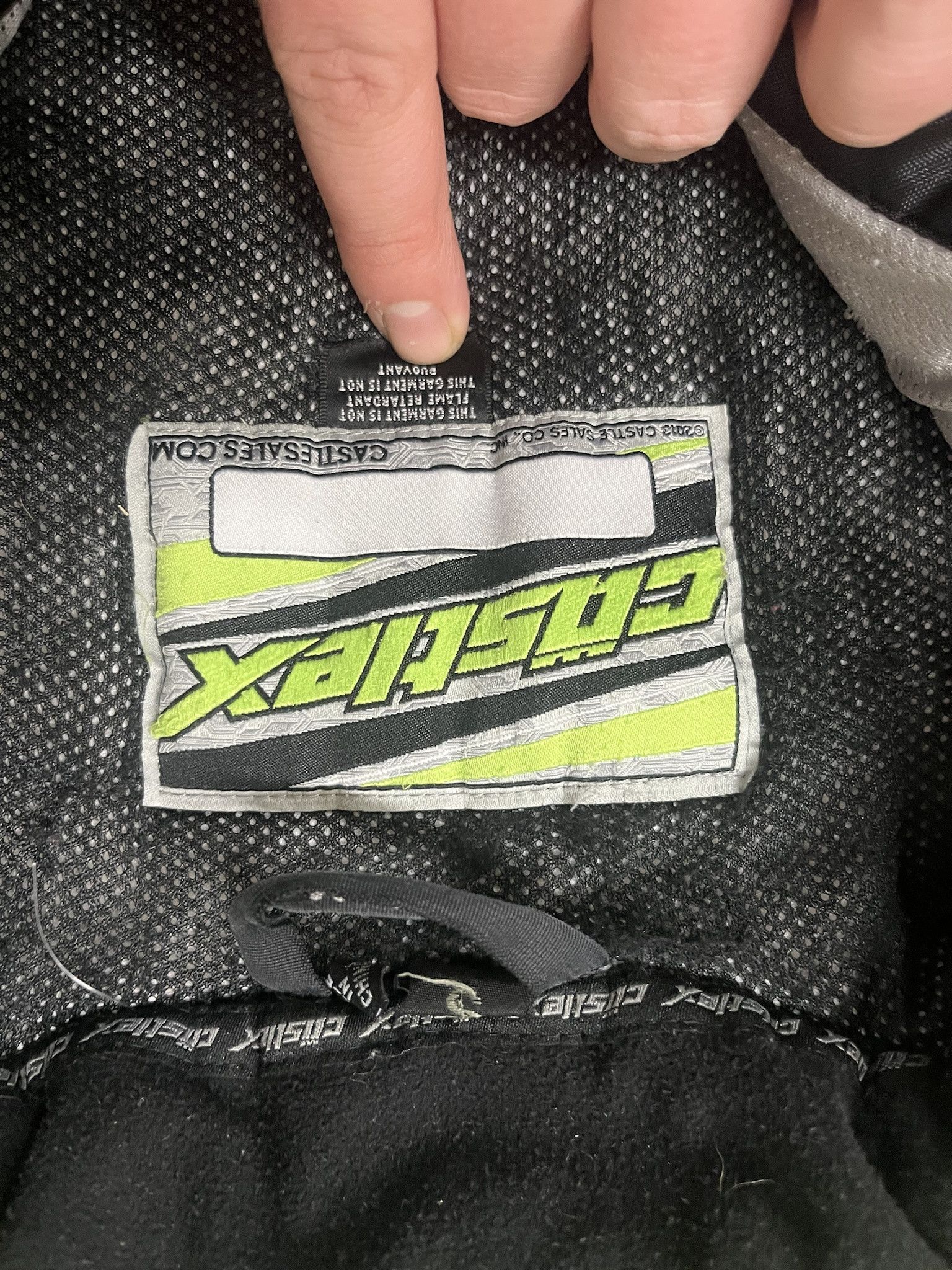 Vintage Vintage 2000s Castle X Y2K Snowmobile Racing Jacket Size XXS Size US XXS / EU 40 - 3 Thumbnail