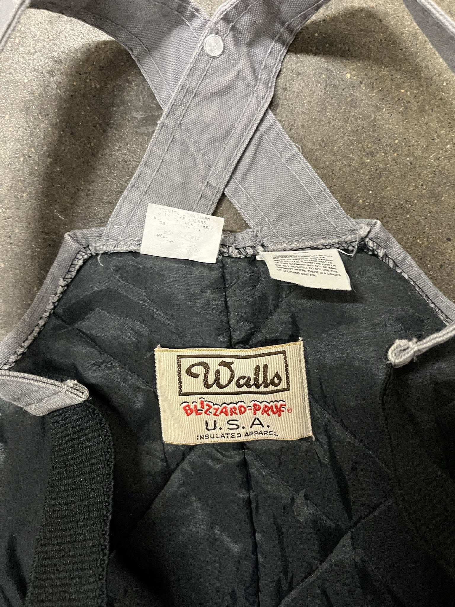 Vintage Vintage 1990s Walls Blizzard Pruf Carhartt Style Distressed Canvas Overalls Size XL Size US XL / EU 56 / 4 - 5 Thumbnail