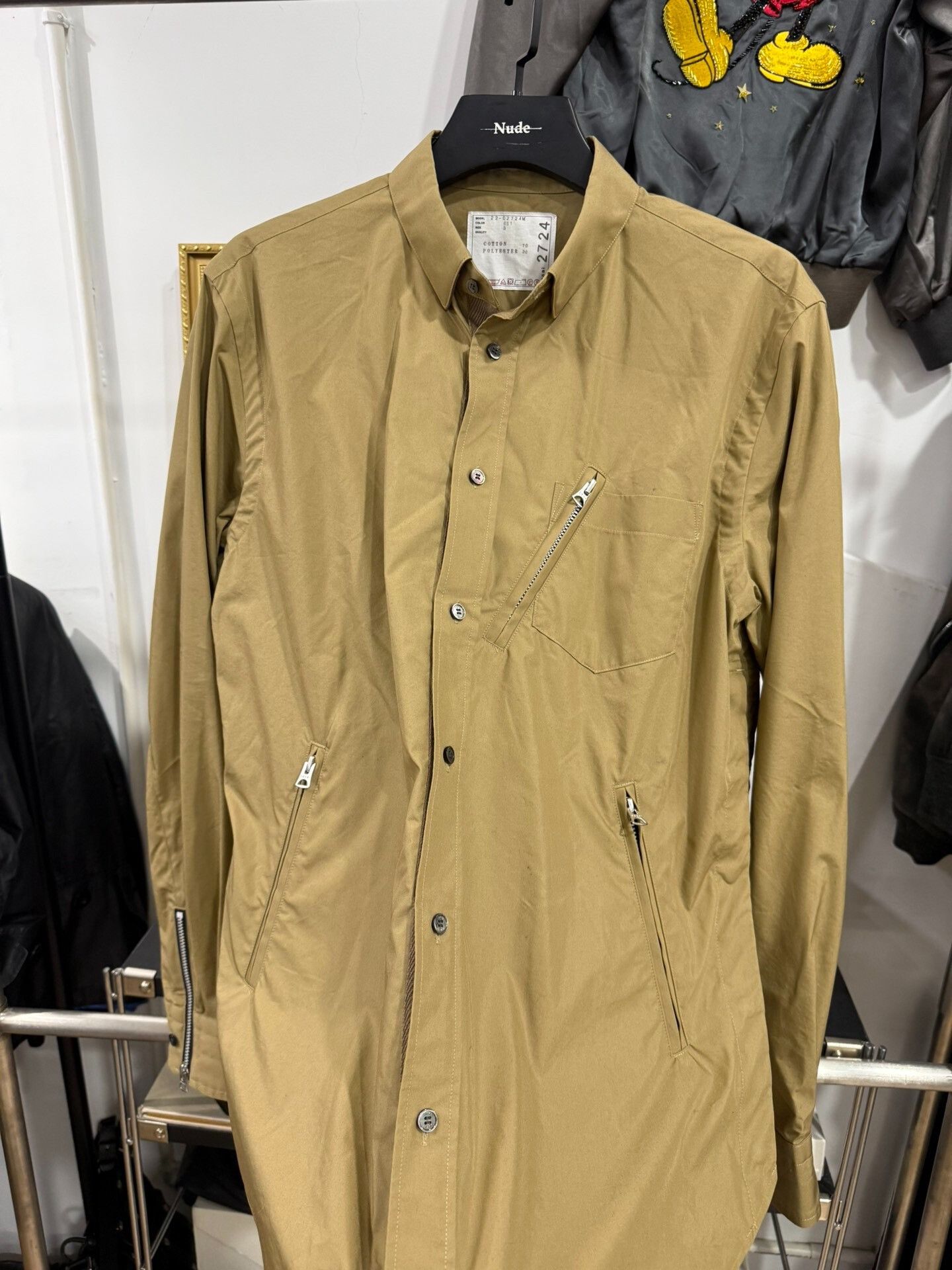 Comme des Garcons Sacai Spliced Shirt Jacket Size US L / EU 52-54 / 3 - 5 Thumbnail