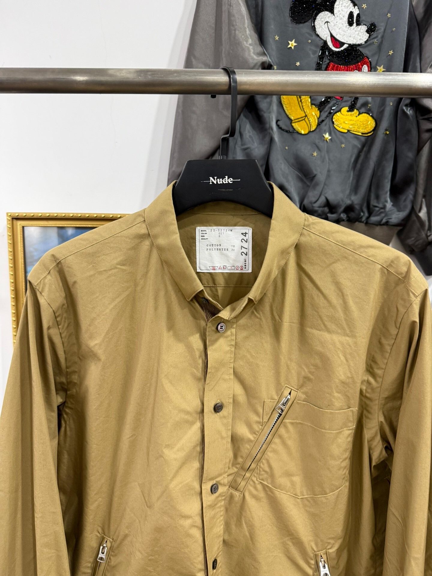 Comme des Garcons Sacai Spliced Shirt Jacket Size US L / EU 52-54 / 3 - 3 Thumbnail