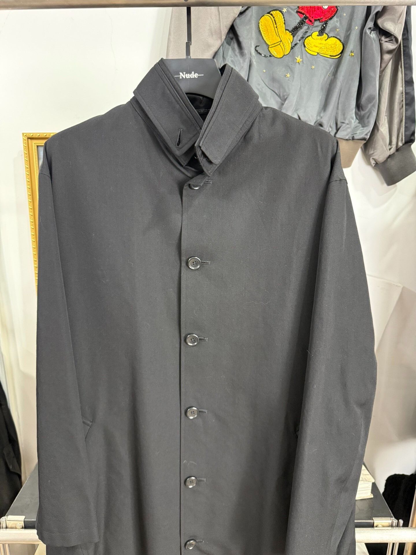Yohji Yamamoto Yohji Yamamoto Wool Overcoat for Men Size US L / EU 52-54 / 3 - 2 Thumbnail
