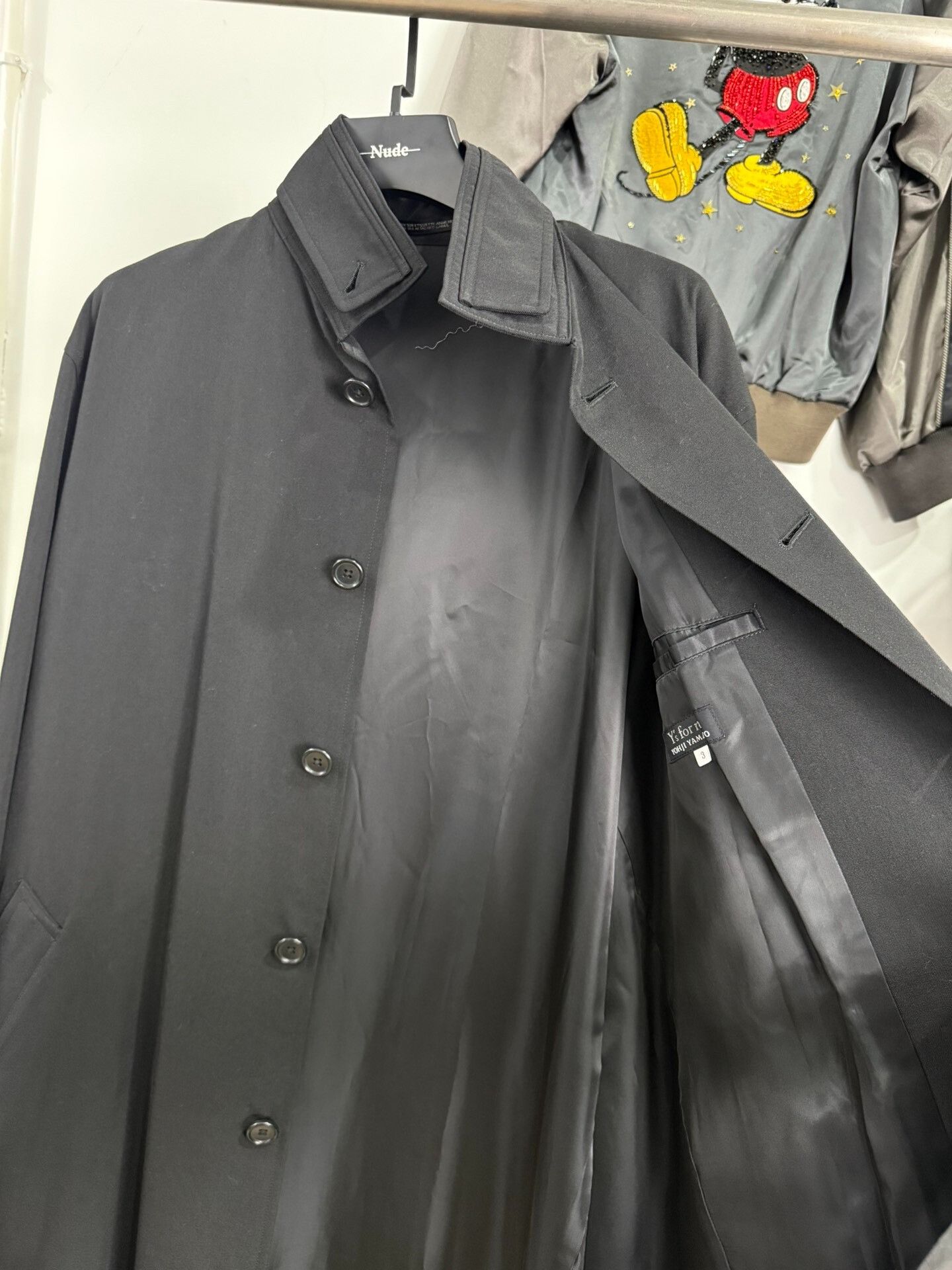 Yohji Yamamoto Yohji Yamamoto Wool Overcoat for Men Size US L / EU 52-54 / 3 - 7 Thumbnail