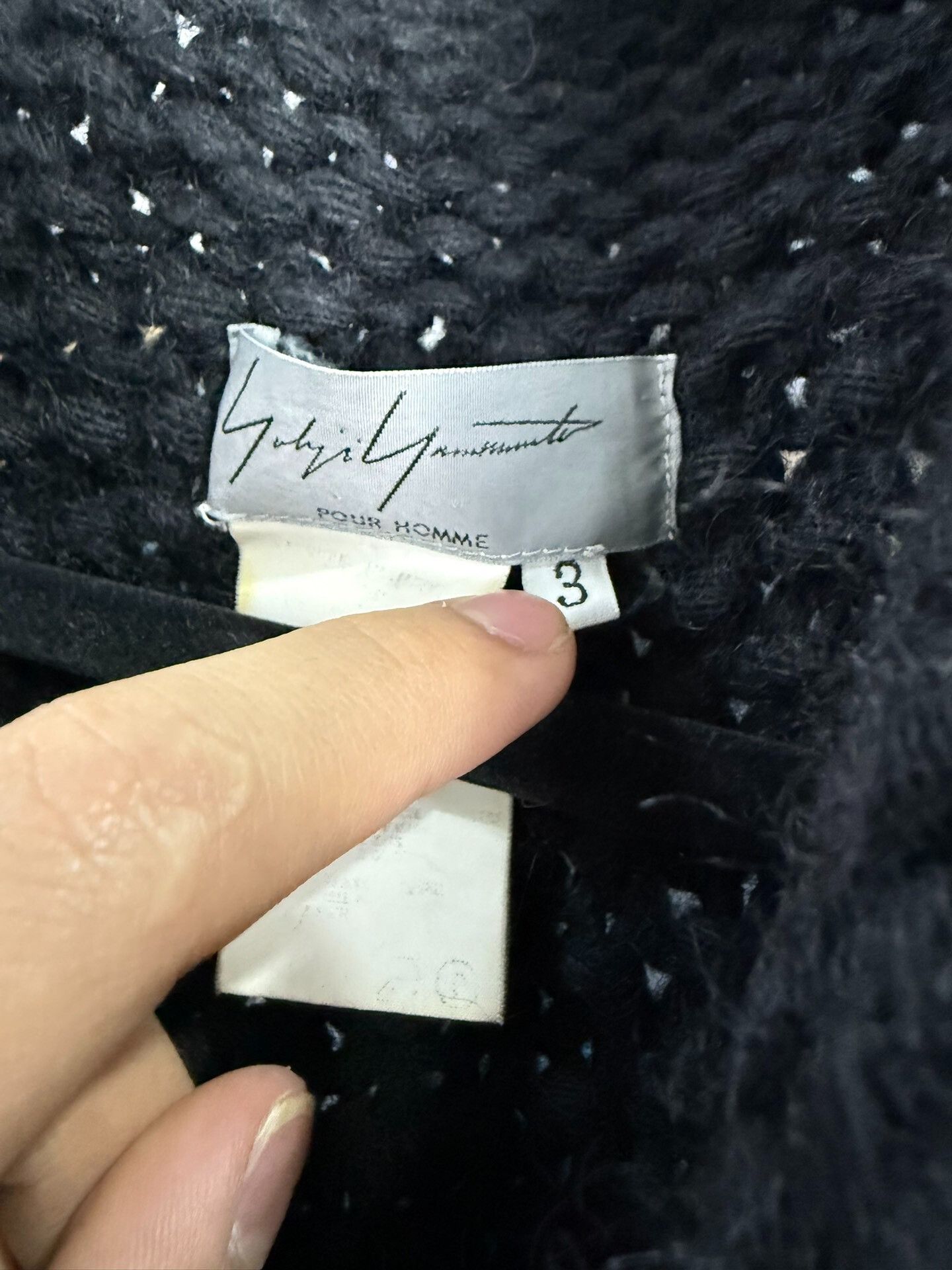Yohji Yamamoto Oversized Black Wool Jacket Size US L / EU 52-54 / 3 - 3 Thumbnail