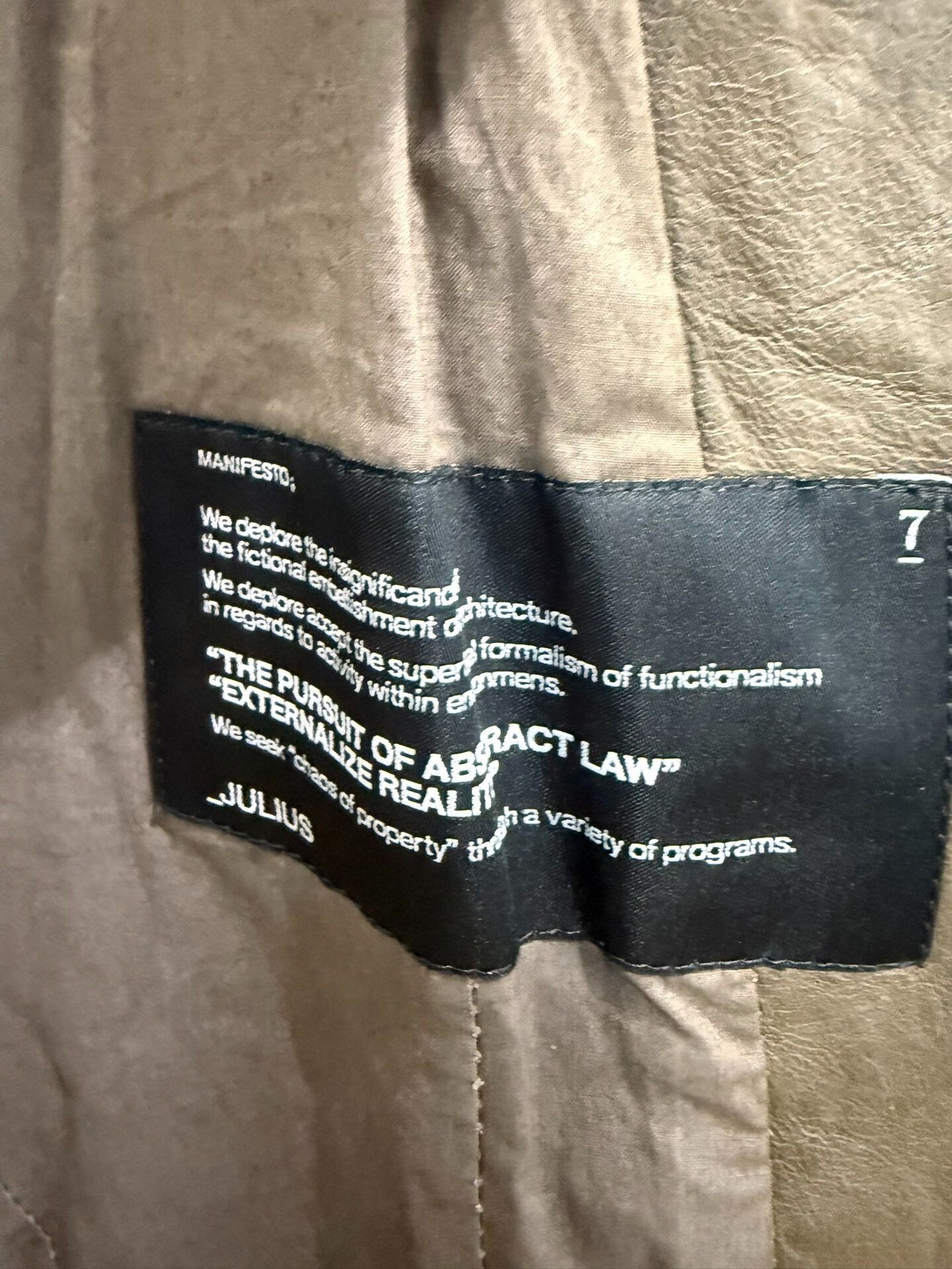 Rick Owens Olive Green Leather Jacket Size US M / EU 48-50 / 2 - 8 Thumbnail