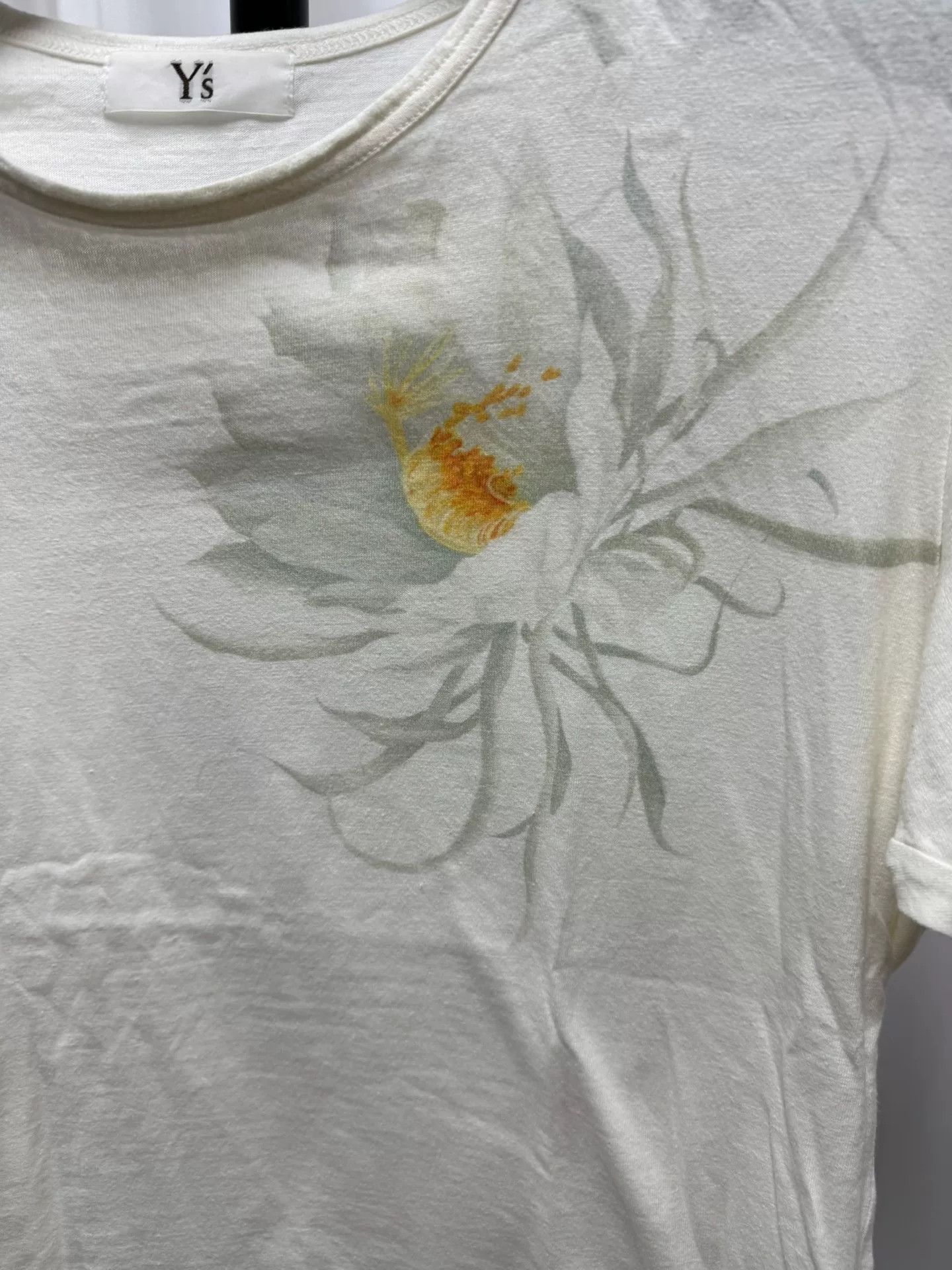 Yohji Yamamoto Yohji Yamamoto Floral Short Sleeve Tee Size US L / EU 52-54 / 3 - 2 Thumbnail
