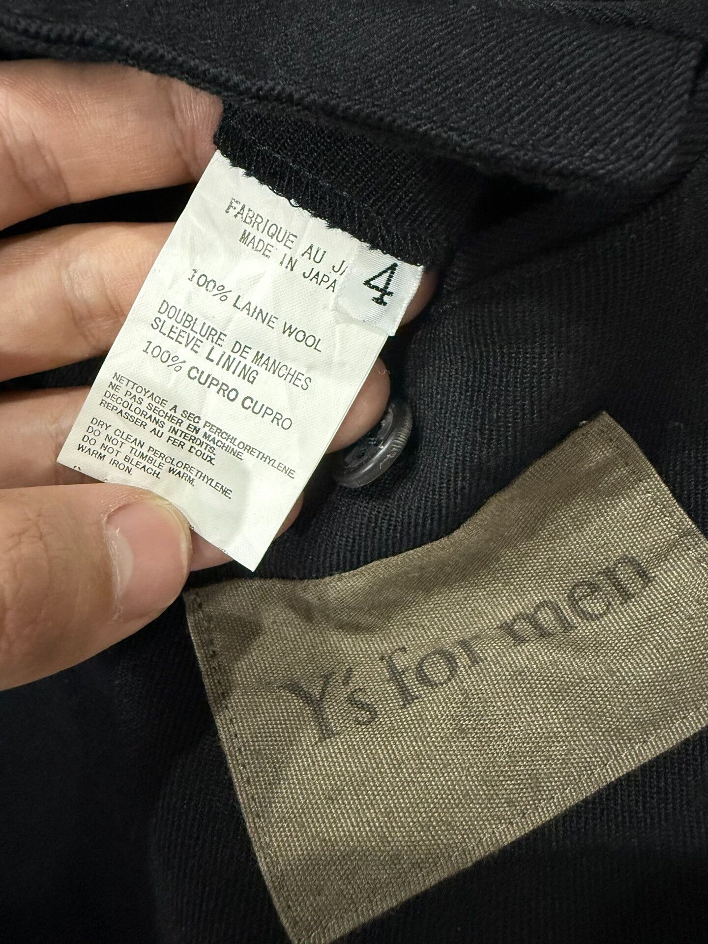 Yohji Yamamoto Yohji Yamamoto Thick Wool Suit for Men Size US XL / EU 56 / 4 - 6 Thumbnail
