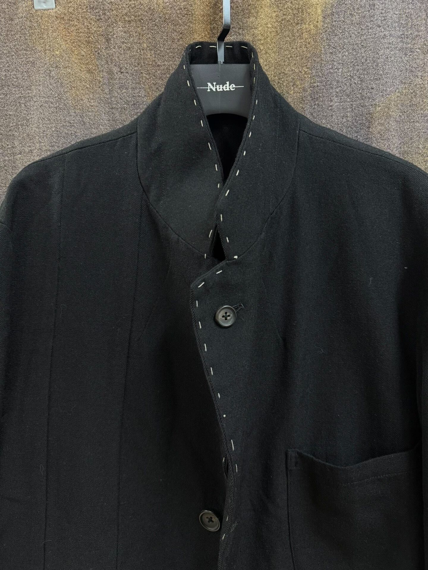 Yohji Yamamoto Yohji Yamamoto Thick Wool Suit for Men Size US XL / EU 56 / 4 - 5 Thumbnail