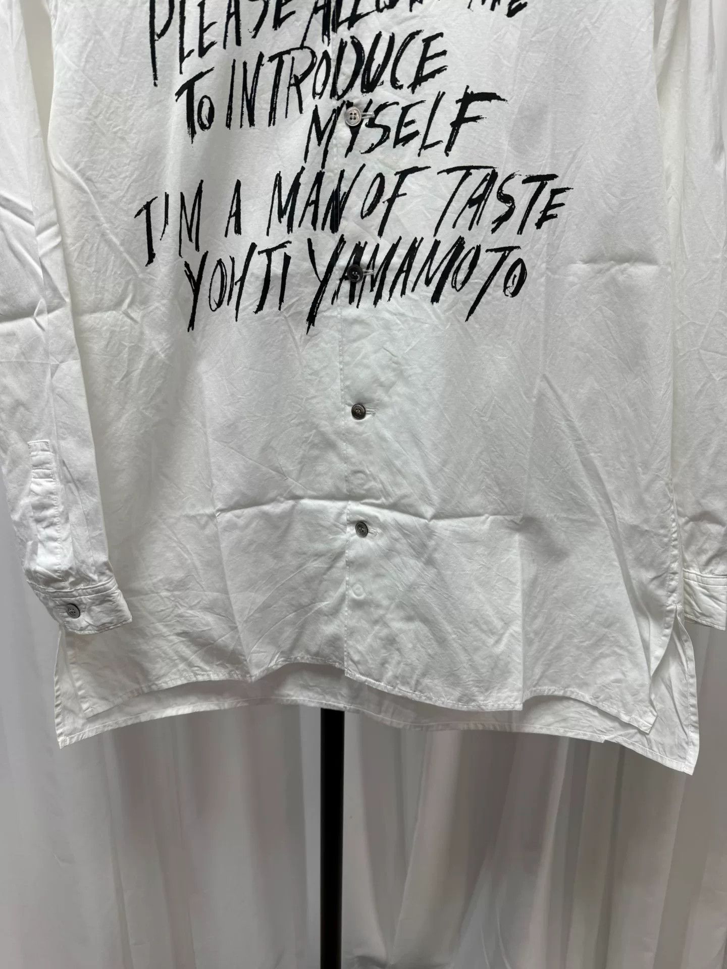 Yohji Yamamoto Yohji Yamamoto Poetic White Shirt Size US M / EU 48-50 / 2 - 5 Thumbnail