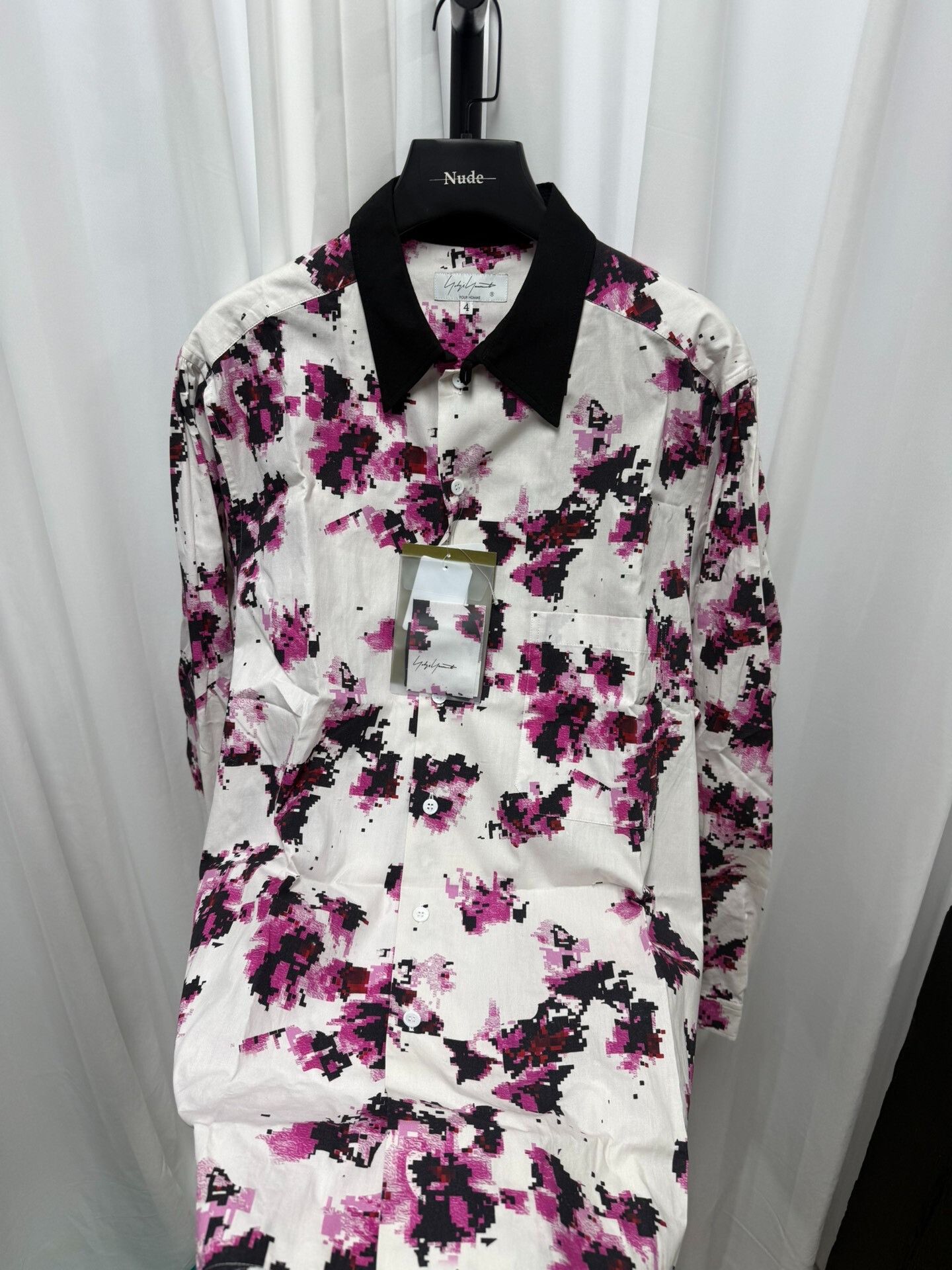 Yohji Yamamoto Yohji Yamamoto Mosaic Pattern Shirt Size US XL / EU 56 / 4 - 6 Thumbnail
