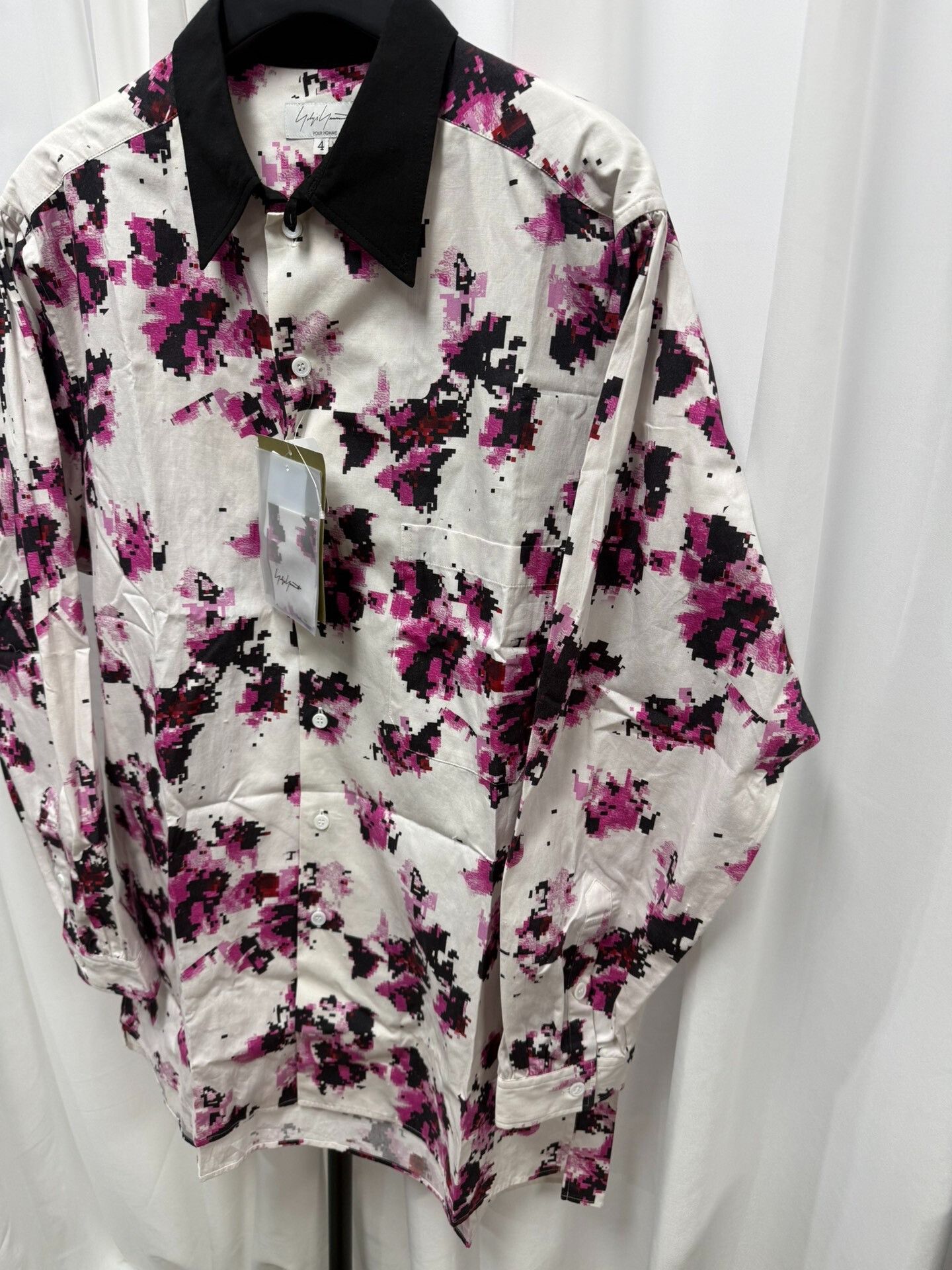 Yohji Yamamoto Yohji Yamamoto Mosaic Pattern Shirt Size US XL / EU 56 / 4 - 2 Thumbnail