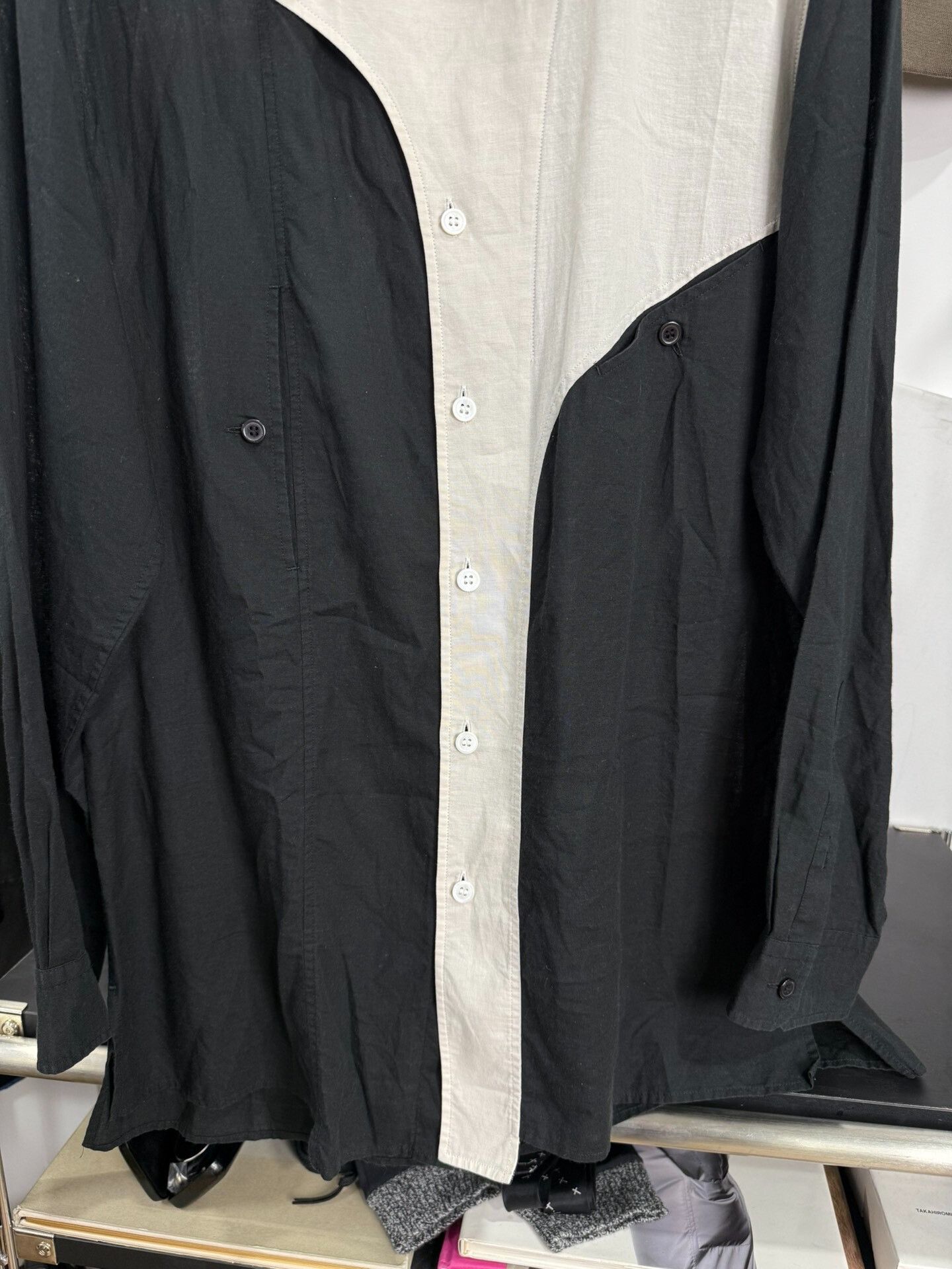 Yohji Yamamoto Yohji Yamamoto Pour Homme Shirt Size US XL / EU 56 / 4 - 4 Thumbnail