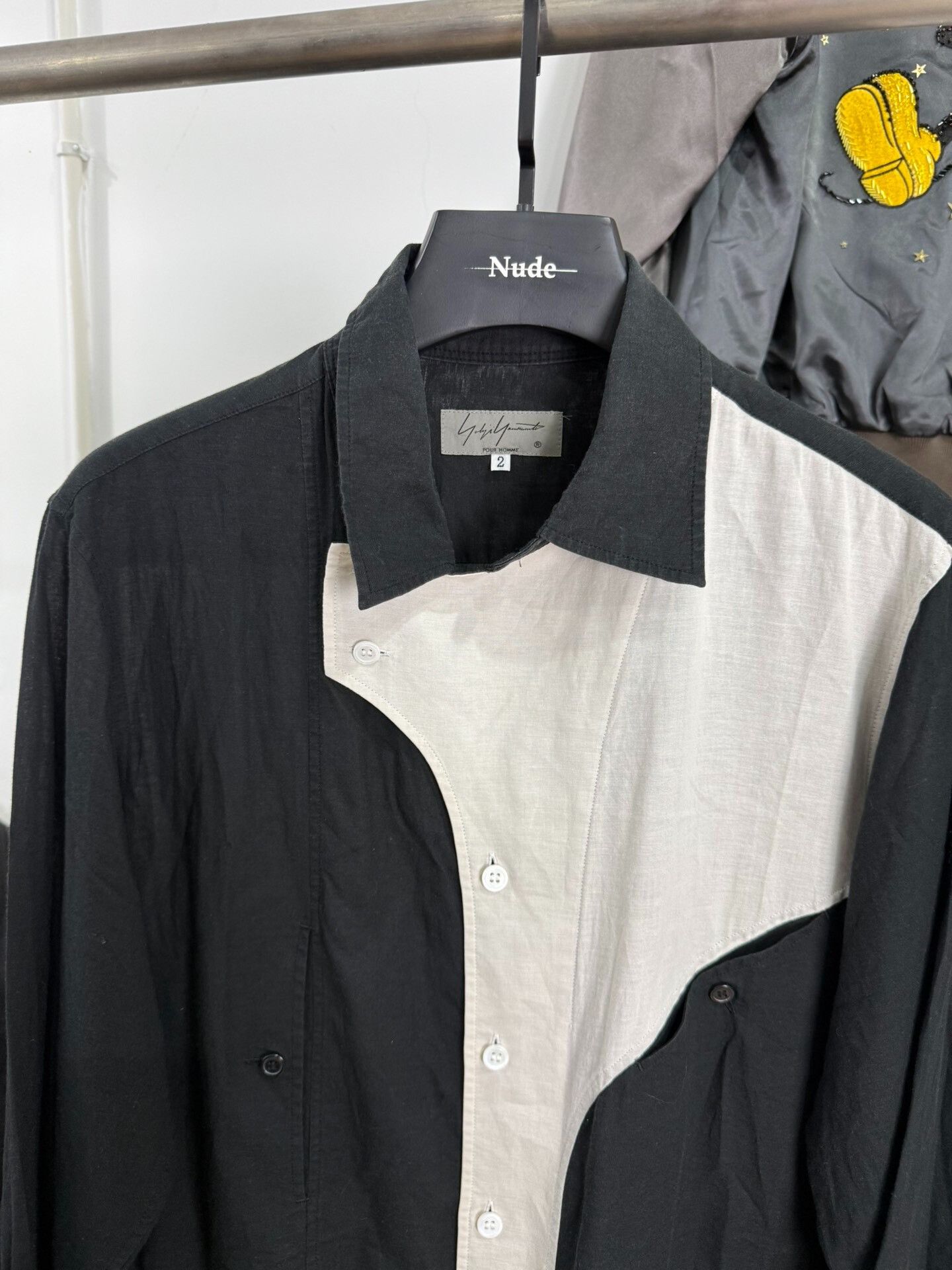 Yohji Yamamoto Yohji Yamamoto Pour Homme Shirt Size US XL / EU 56 / 4 - 2 Thumbnail