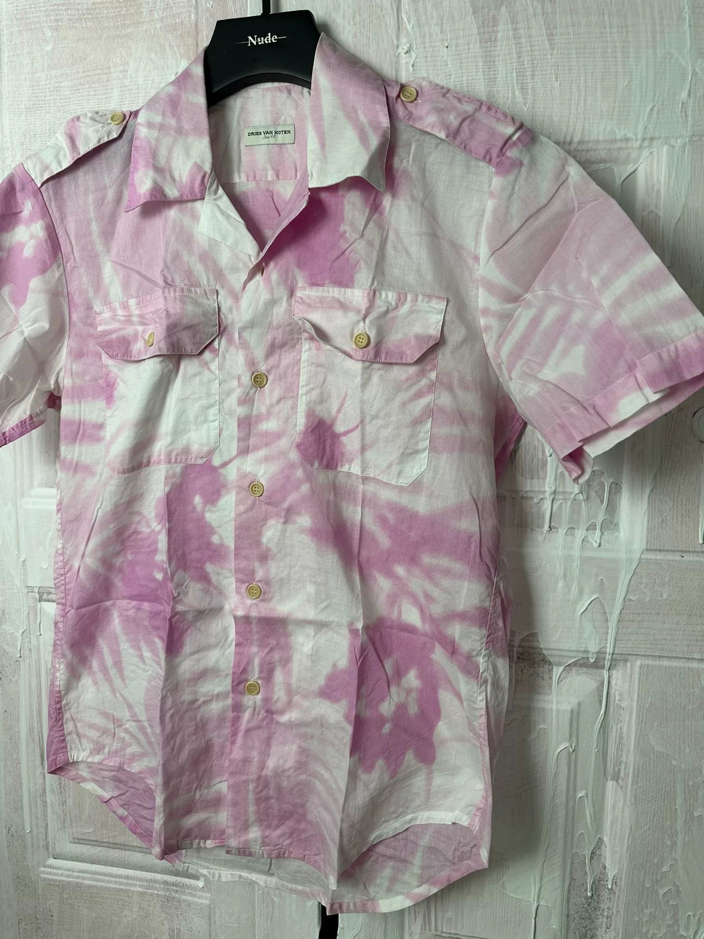 Dries Van Noten Dries Van Noten Tie-Dye Shirt Size US M / EU 48-50 / 2 - 2 Thumbnail