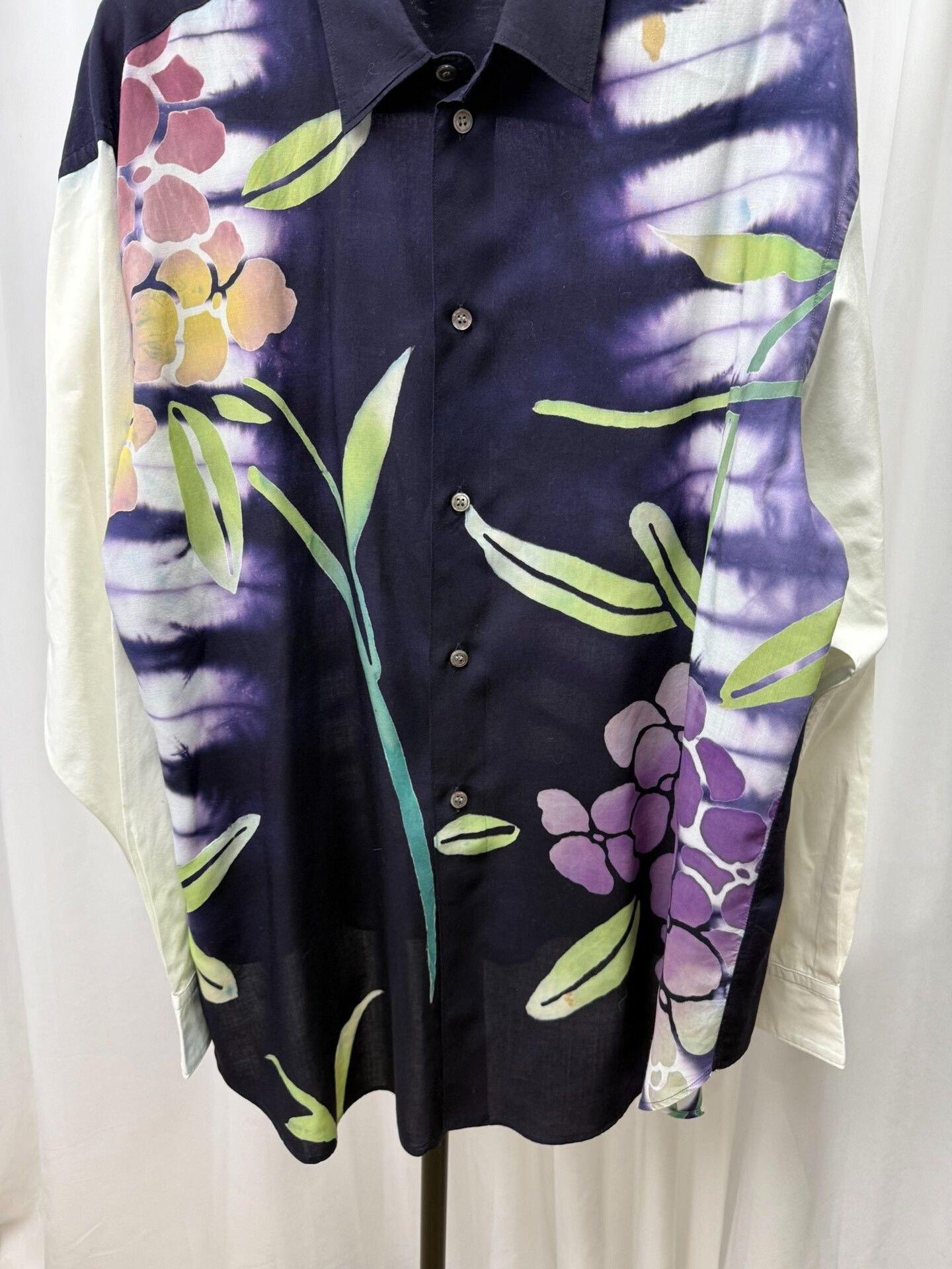 Yohji Yamamoto Yohji Yamamoto Pour Homme Floral Shirt Size US M / EU 48-50 / 2 - 3 Thumbnail