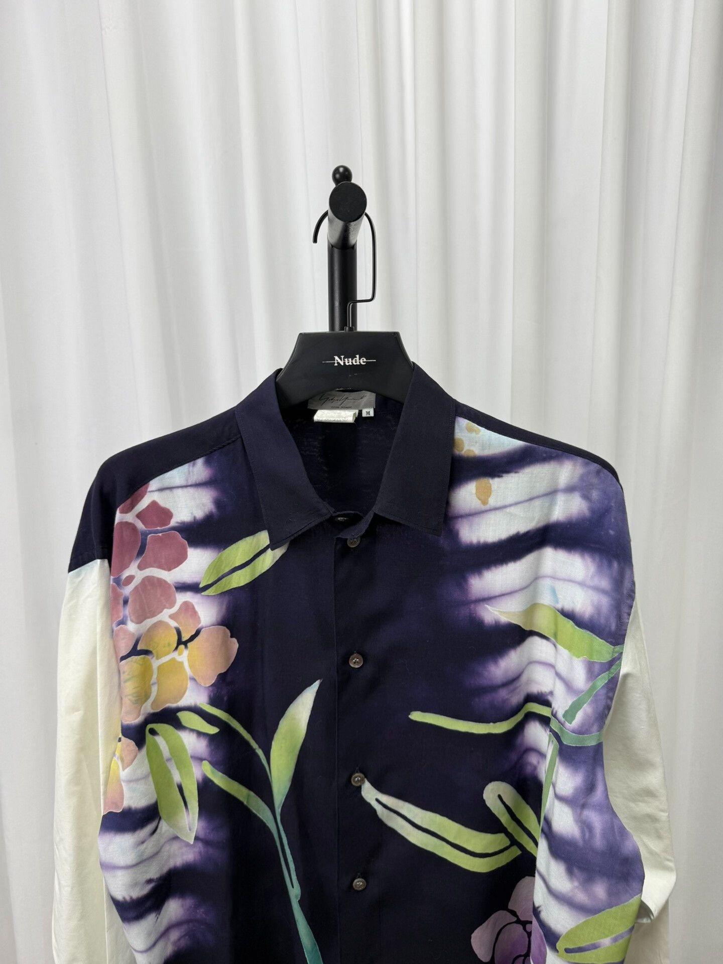 Yohji Yamamoto Yohji Yamamoto Pour Homme Floral Shirt Size US M / EU 48-50 / 2 - 2 Thumbnail