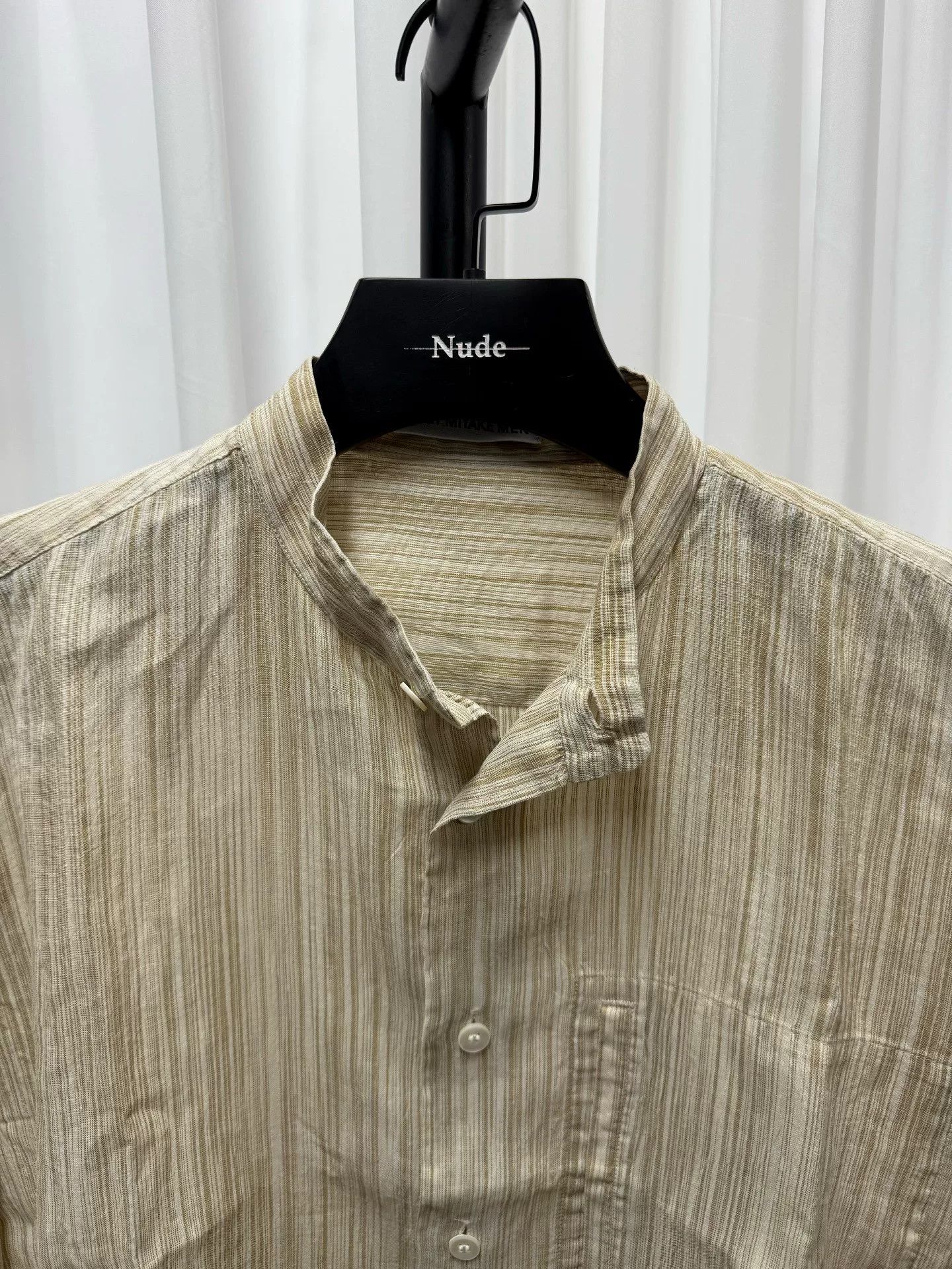 Issey Miyake Issey Miyake Men Striped Pocket Shirt Size US M / EU 48-50 / 2 - 4 Thumbnail