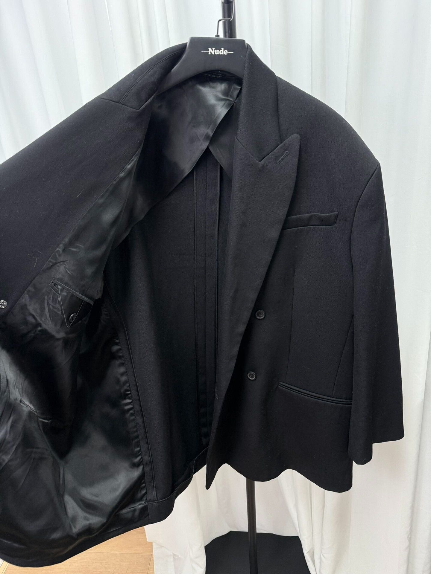 Ann Demeulemeester Oversized Wool Shoulder Pad Blazer Size US M / EU 48-50 / 2 - 8 Thumbnail