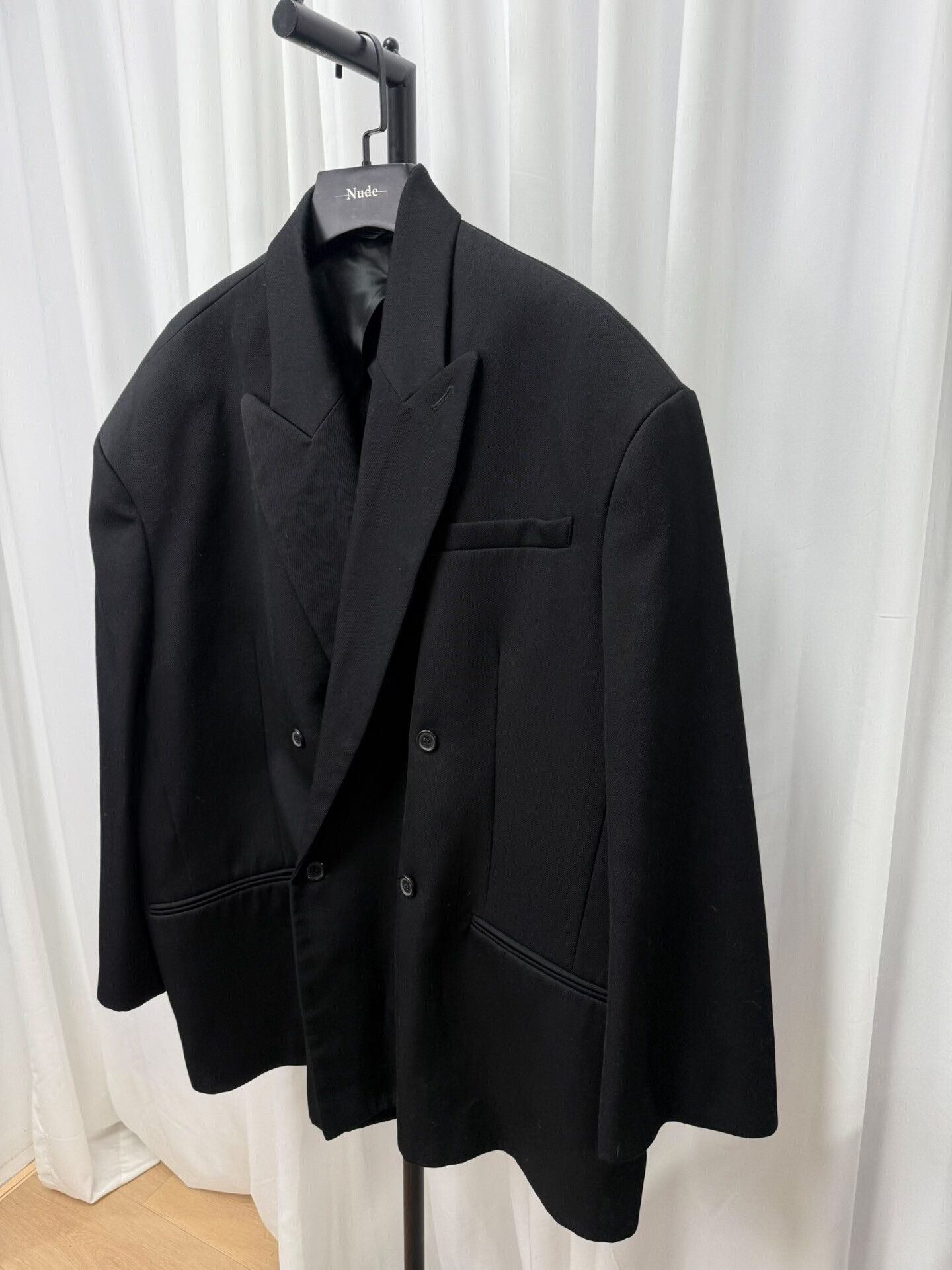 Ann Demeulemeester Oversized Wool Shoulder Pad Blazer Size US M / EU 48-50 / 2 - 3 Thumbnail