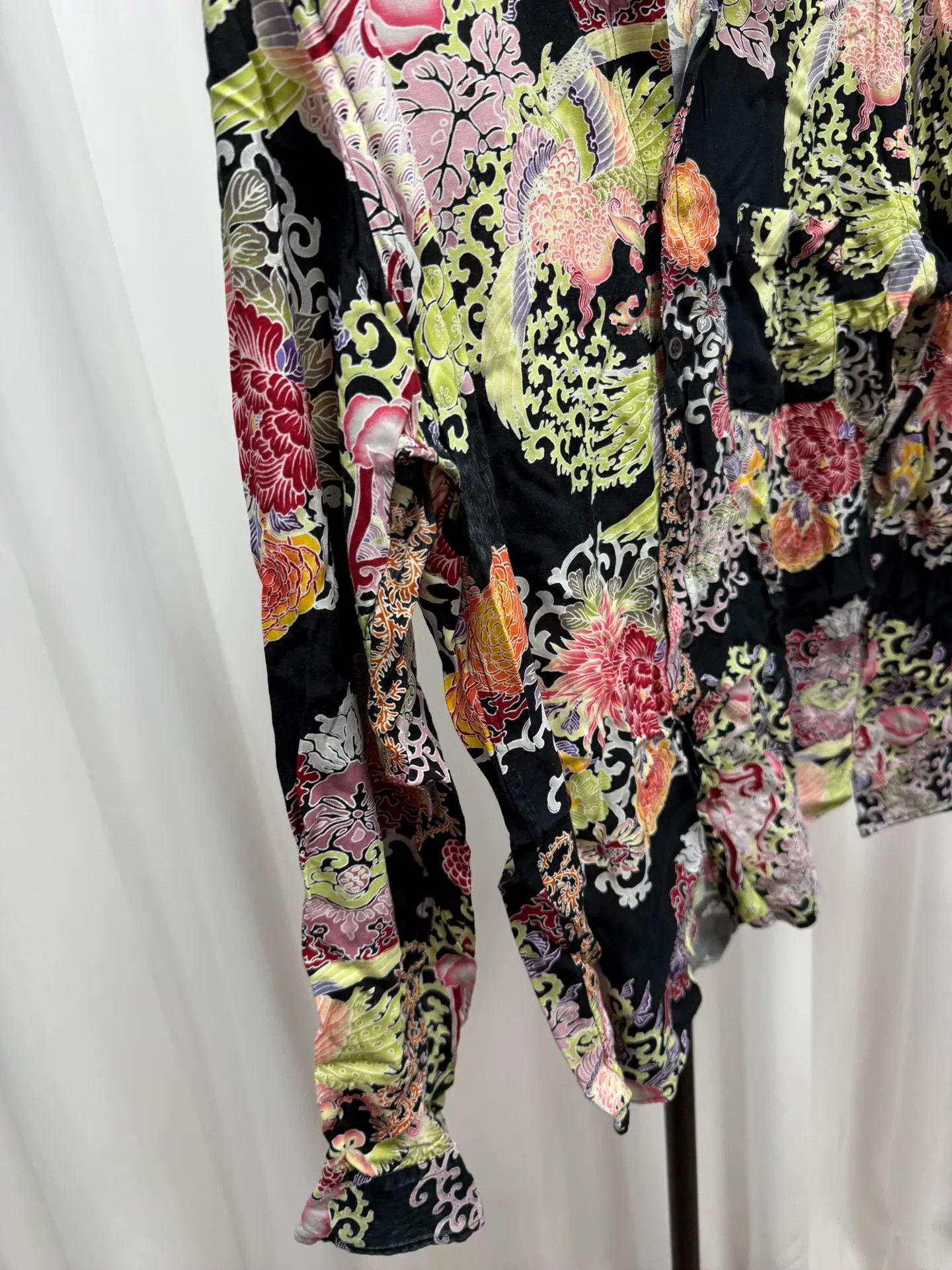 Yohji Yamamoto Yohji Yamamoto Men's Floral Shirt Size US L / EU 52-54 / 3 - 7 Thumbnail