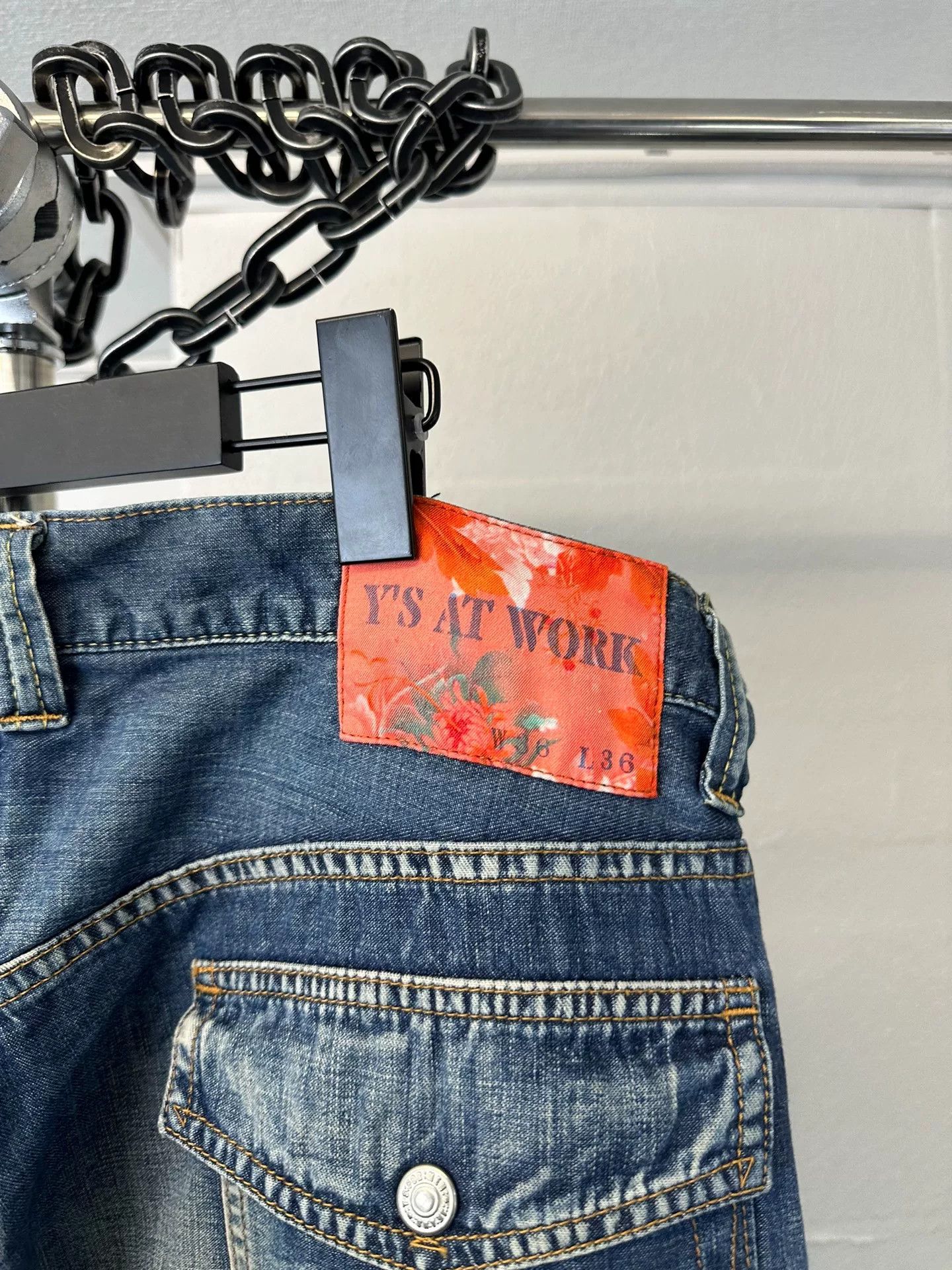 Yohji Yamamoto Yohji Yamamoto Y's Denim Pants for Men Size US 30 / EU 46 - 6 Thumbnail