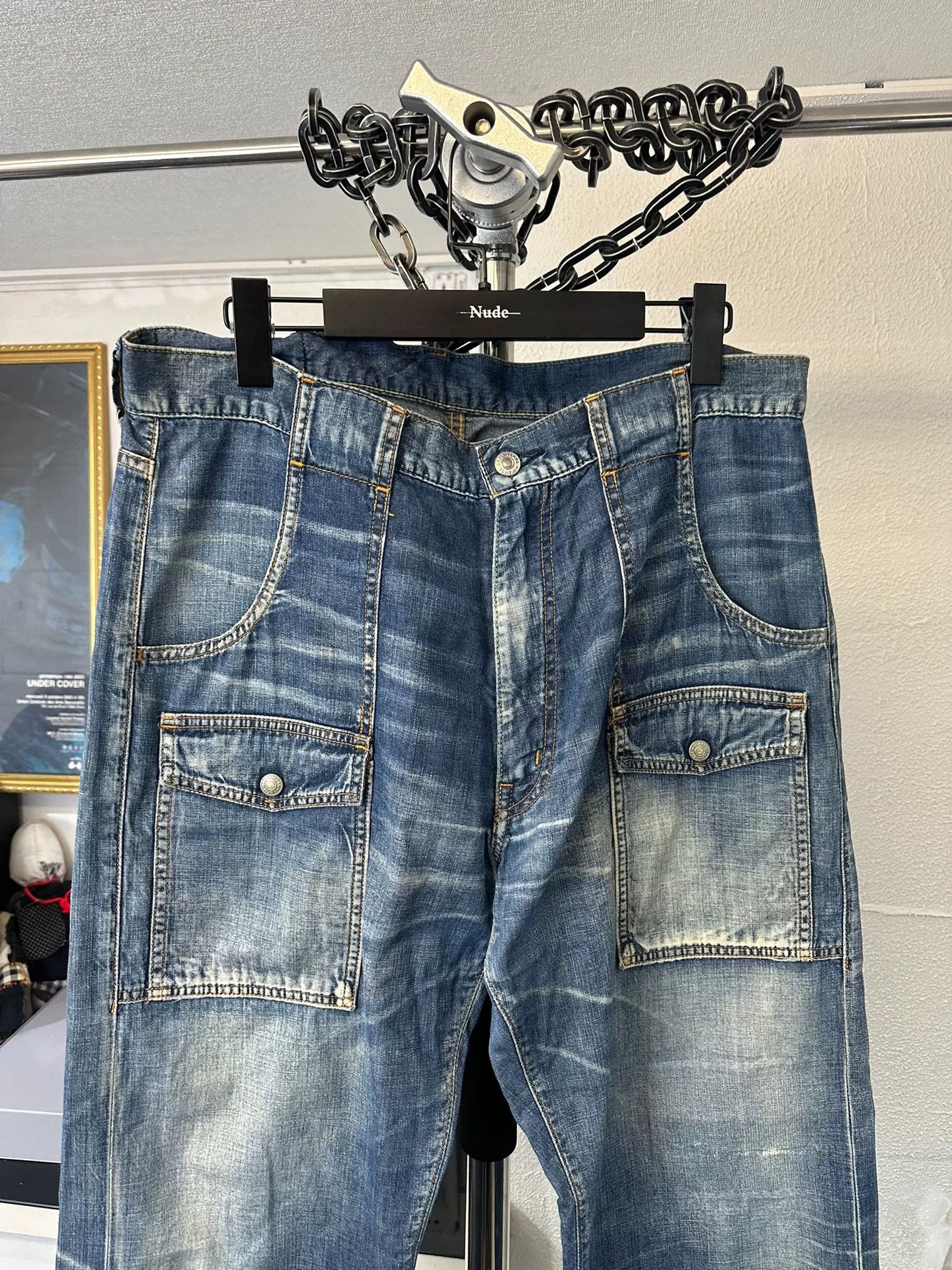 Yohji Yamamoto Yohji Yamamoto Y's Denim Pants for Men Size US 30 / EU 46 - 2 Thumbnail