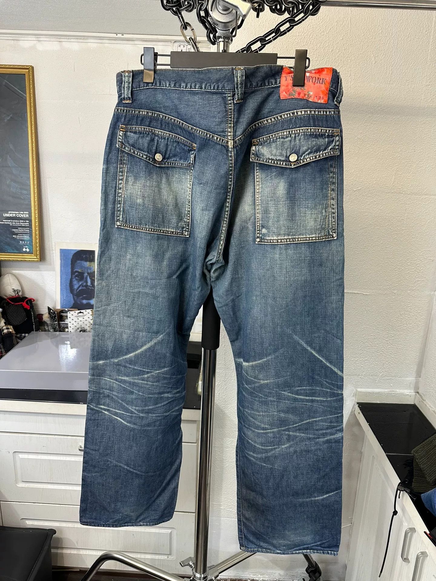 Yohji Yamamoto Yohji Yamamoto Y's Denim Pants for Men Size US 30 / EU 46 - 5 Thumbnail