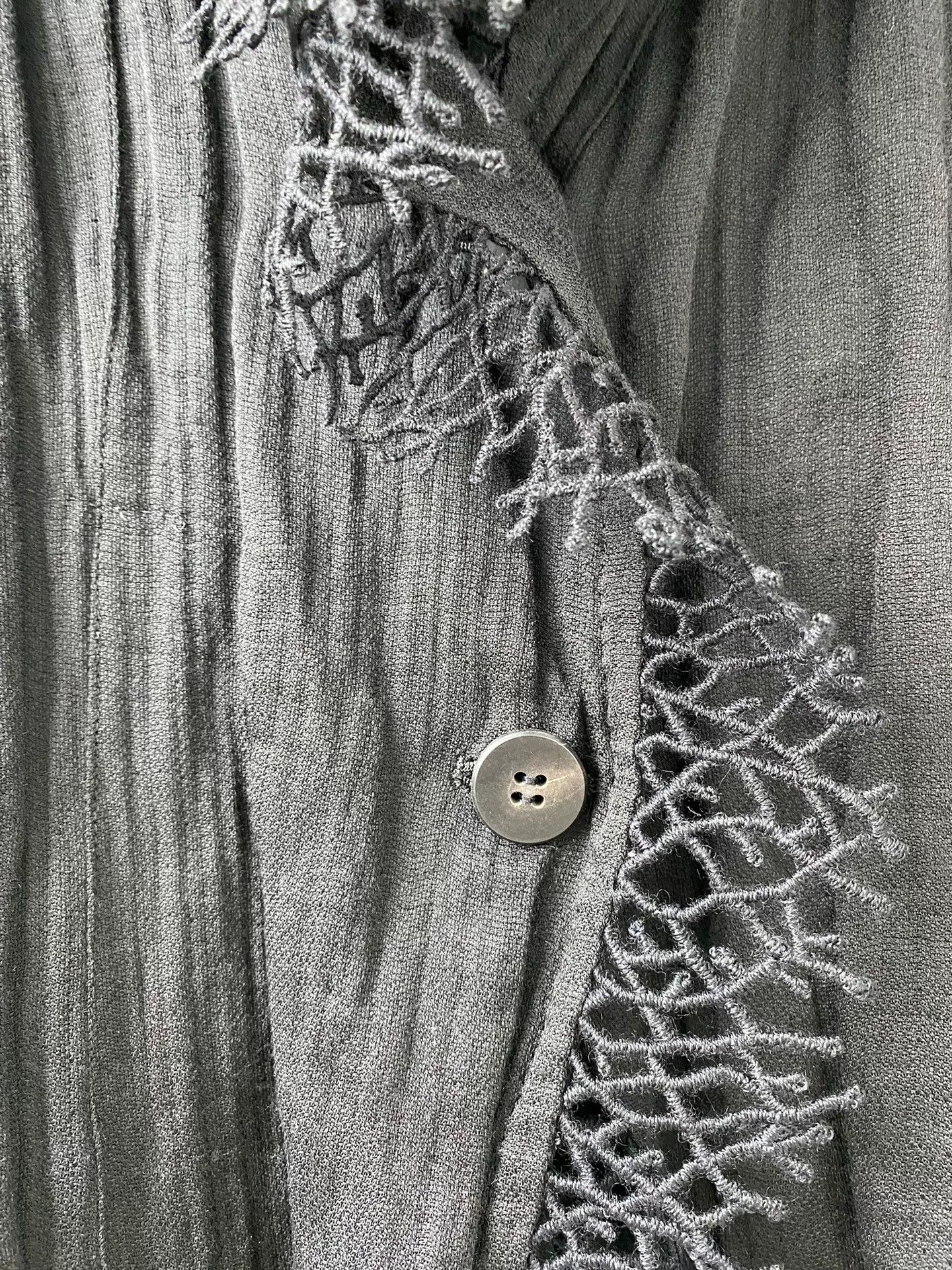 Issey Miyake Issey Miyake Pleated Jacket with Fringe Size US M / EU 48-50 / 2 - 4 Thumbnail