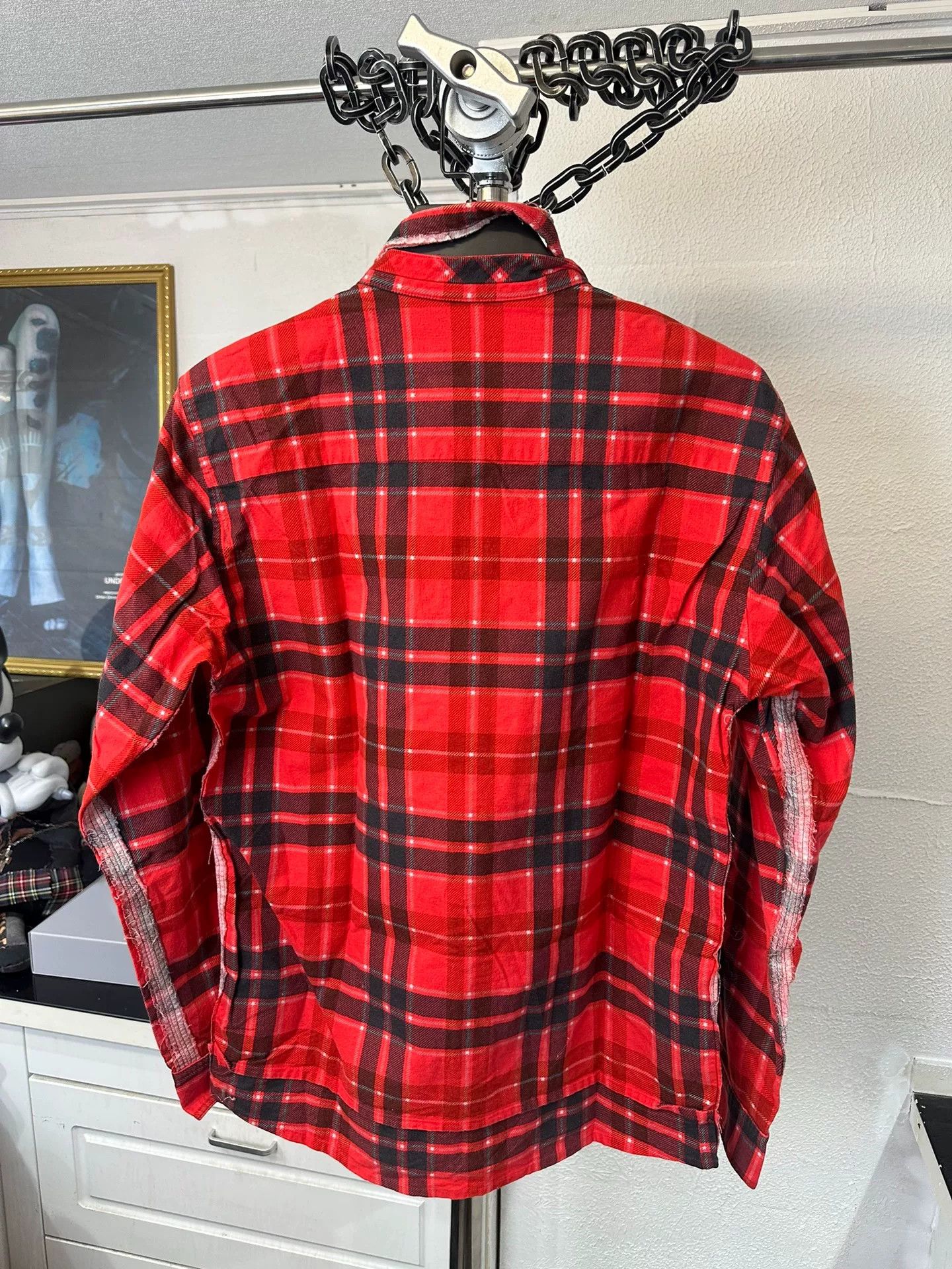 Comme des Garcons Undercover SCAB Distressed Collar Shirt Size US L / EU 52-54 / 3 - 3 Thumbnail