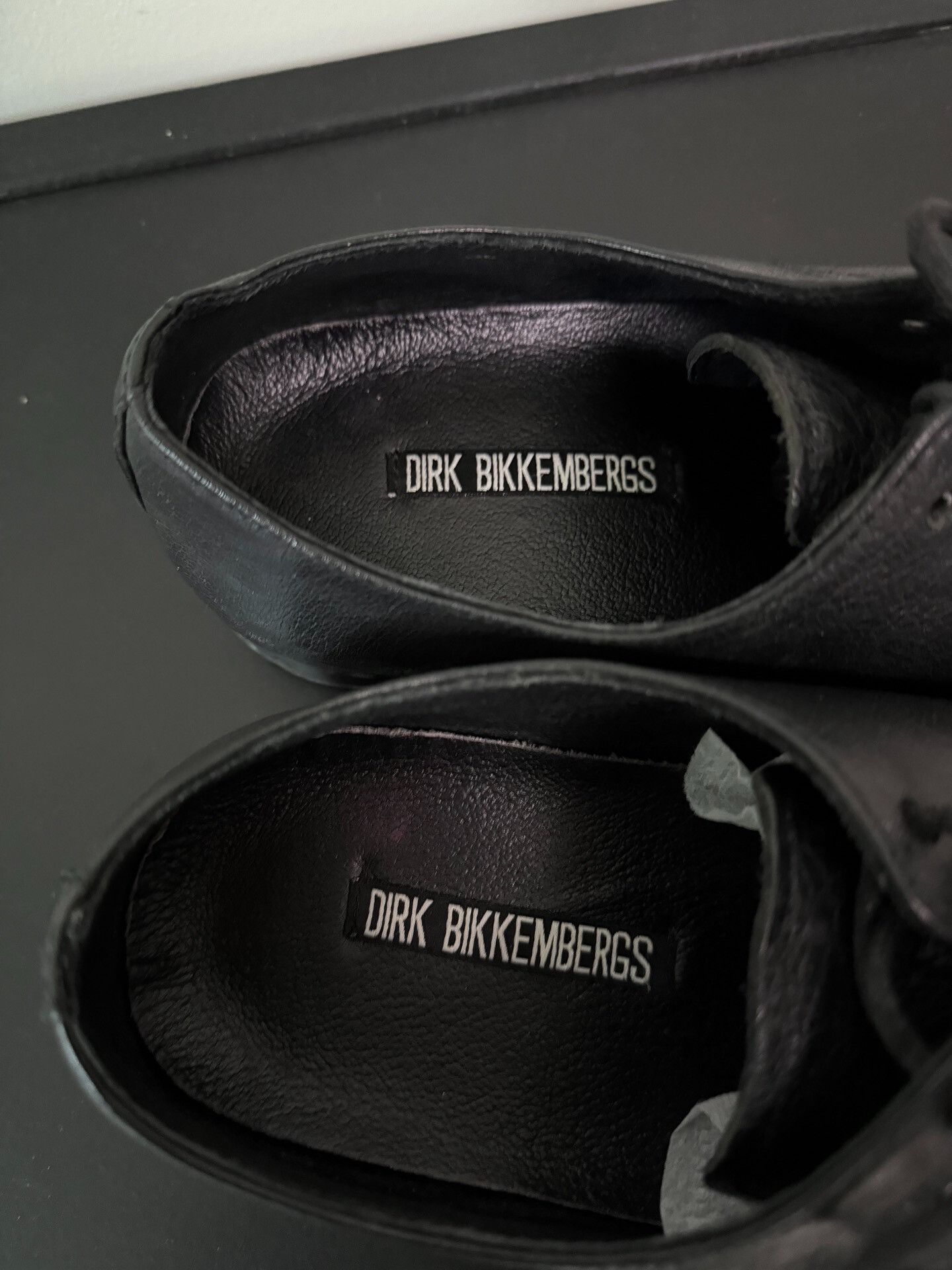 Dirk Bikkembergs Dirk Bikkembergs 90s Black Leather Shoes Size US 8 / EU 41 - 4 Thumbnail